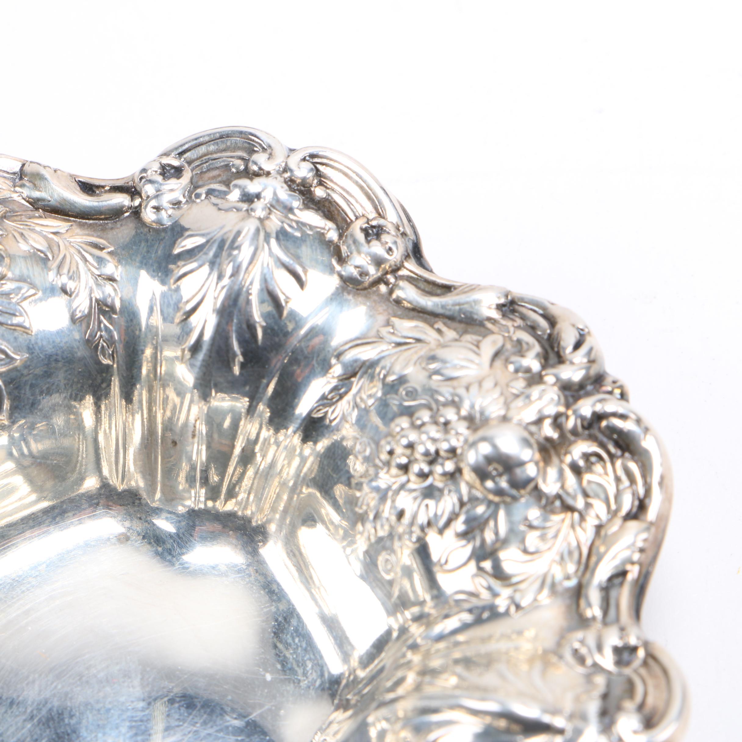 Reed & Barton "Francis I" Sterling Nut Dish Set, 1955 and 1956