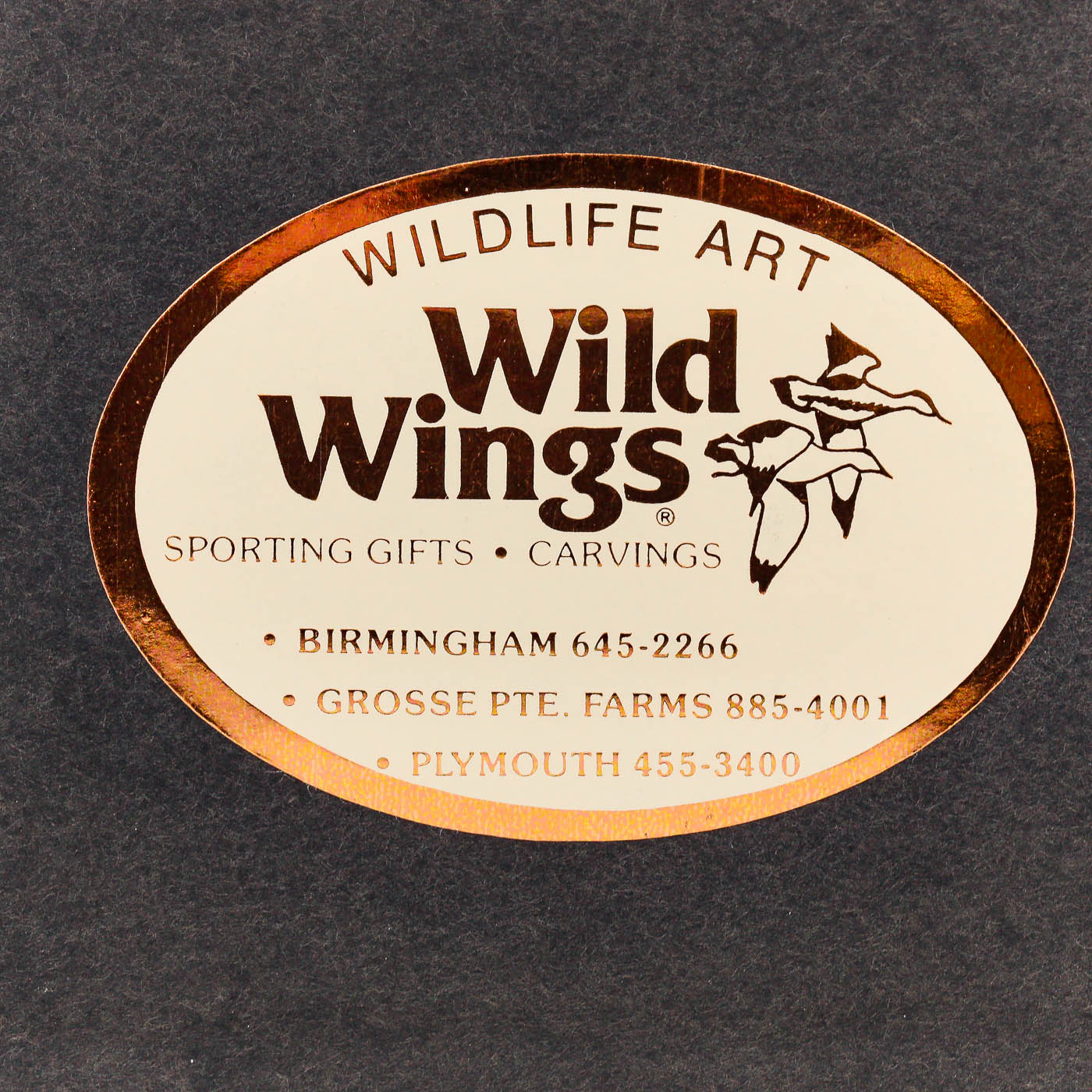 John Martens Michigan Geese Offset Lithograph and Stamp