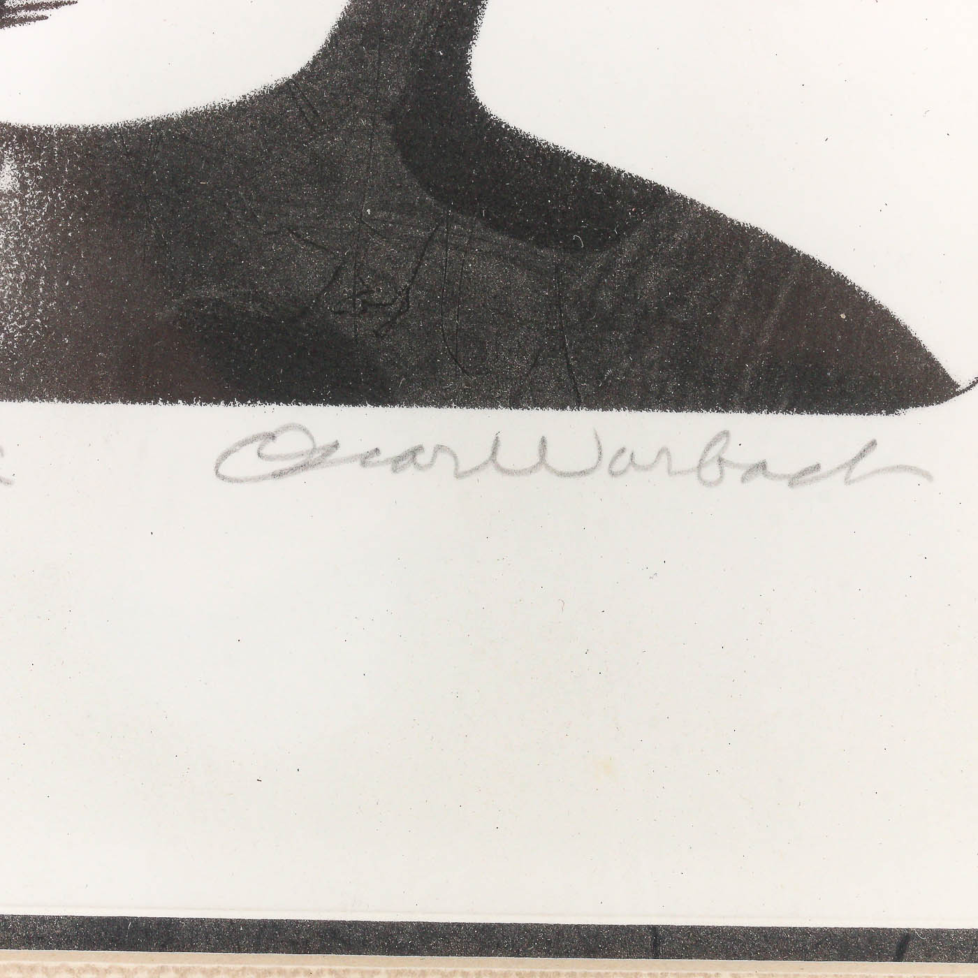 Oscar Warbach Michigan Duck Stamp Lithograph and Stamp