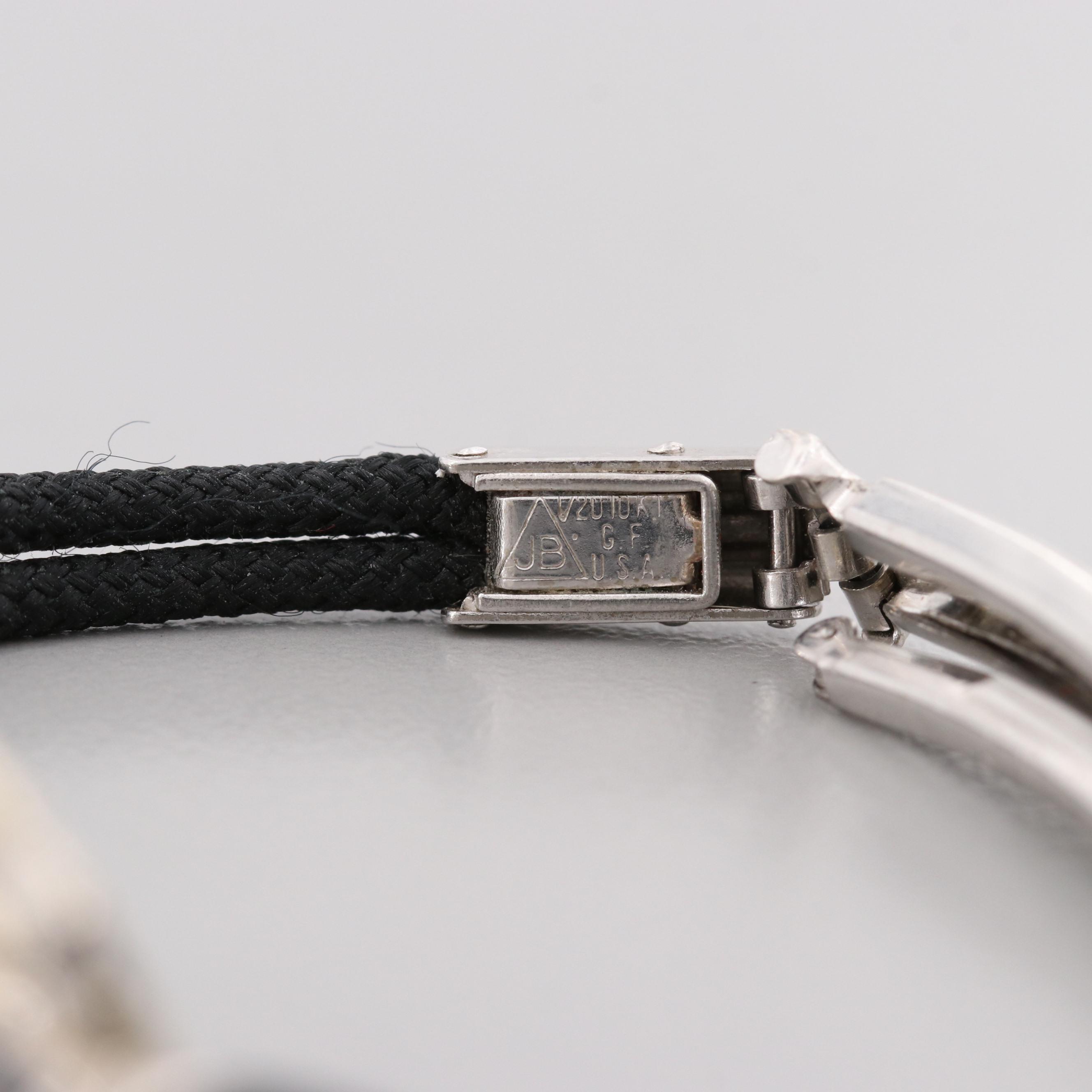 Vintage Omega 14K White Gold Diamond Watch