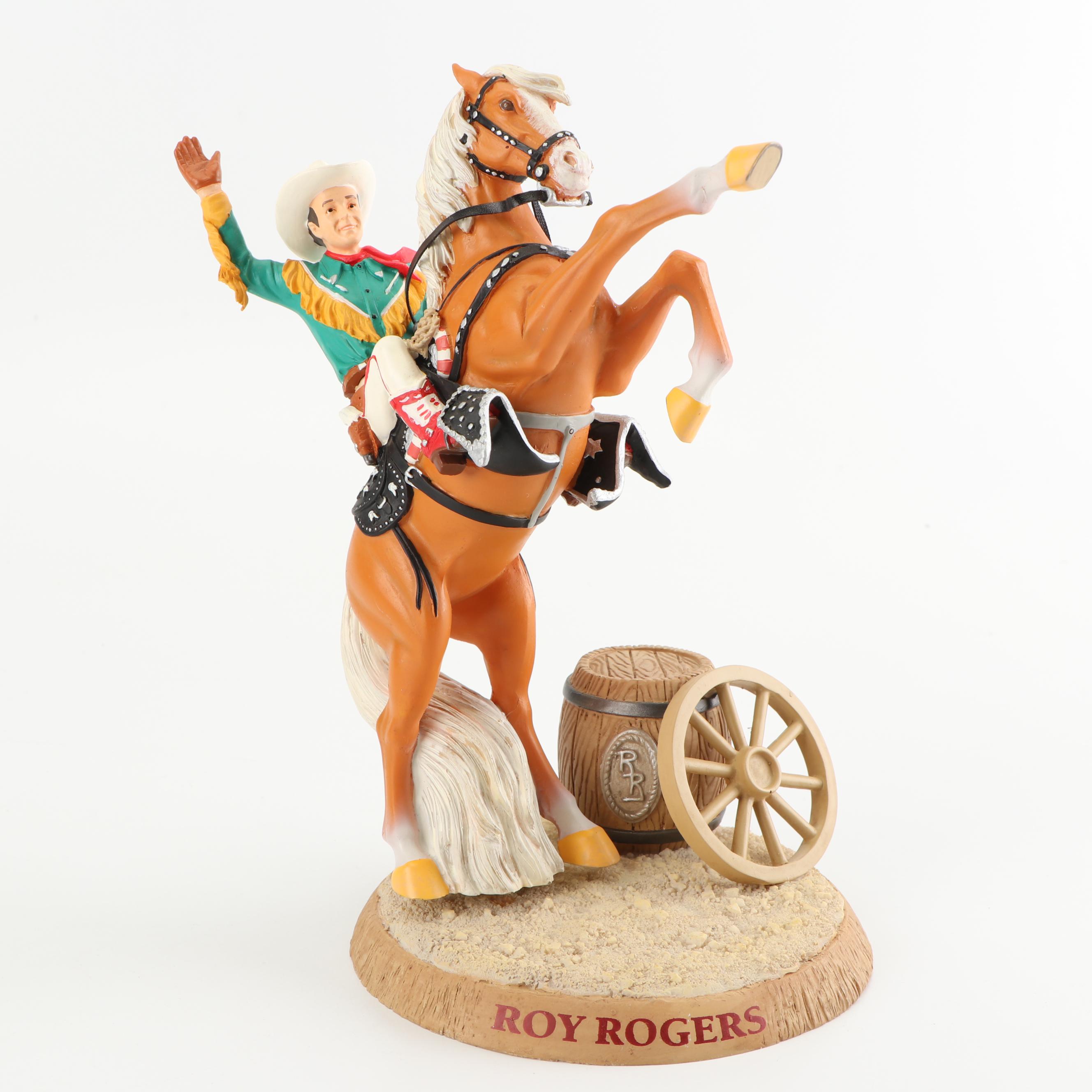 Roy Rogers and Trigger Figurine and a U.S. Air Force Bobblehead
