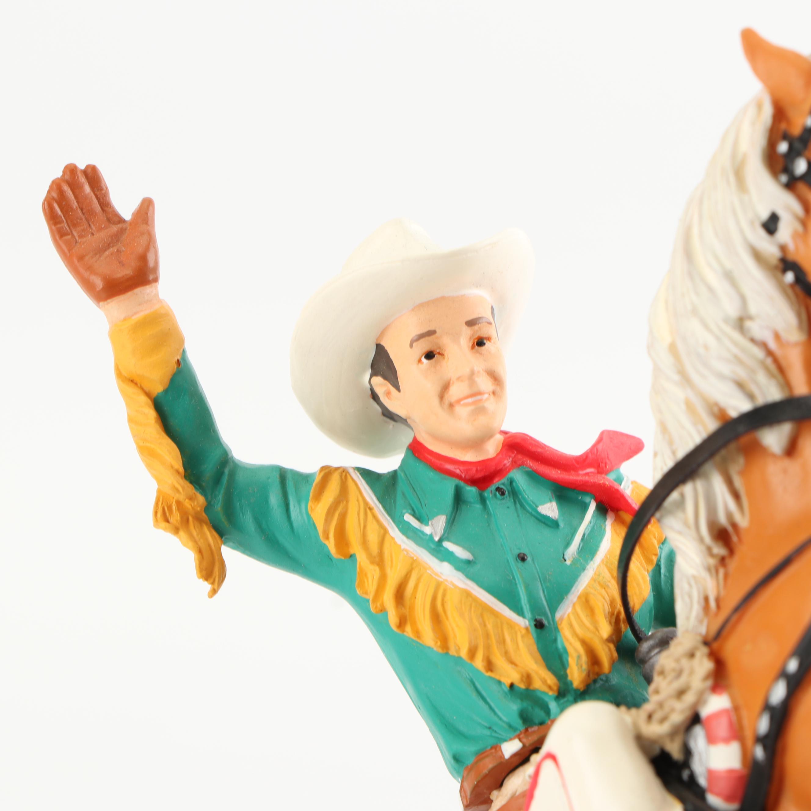 Roy Rogers and Trigger Figurine and a U.S. Air Force Bobblehead