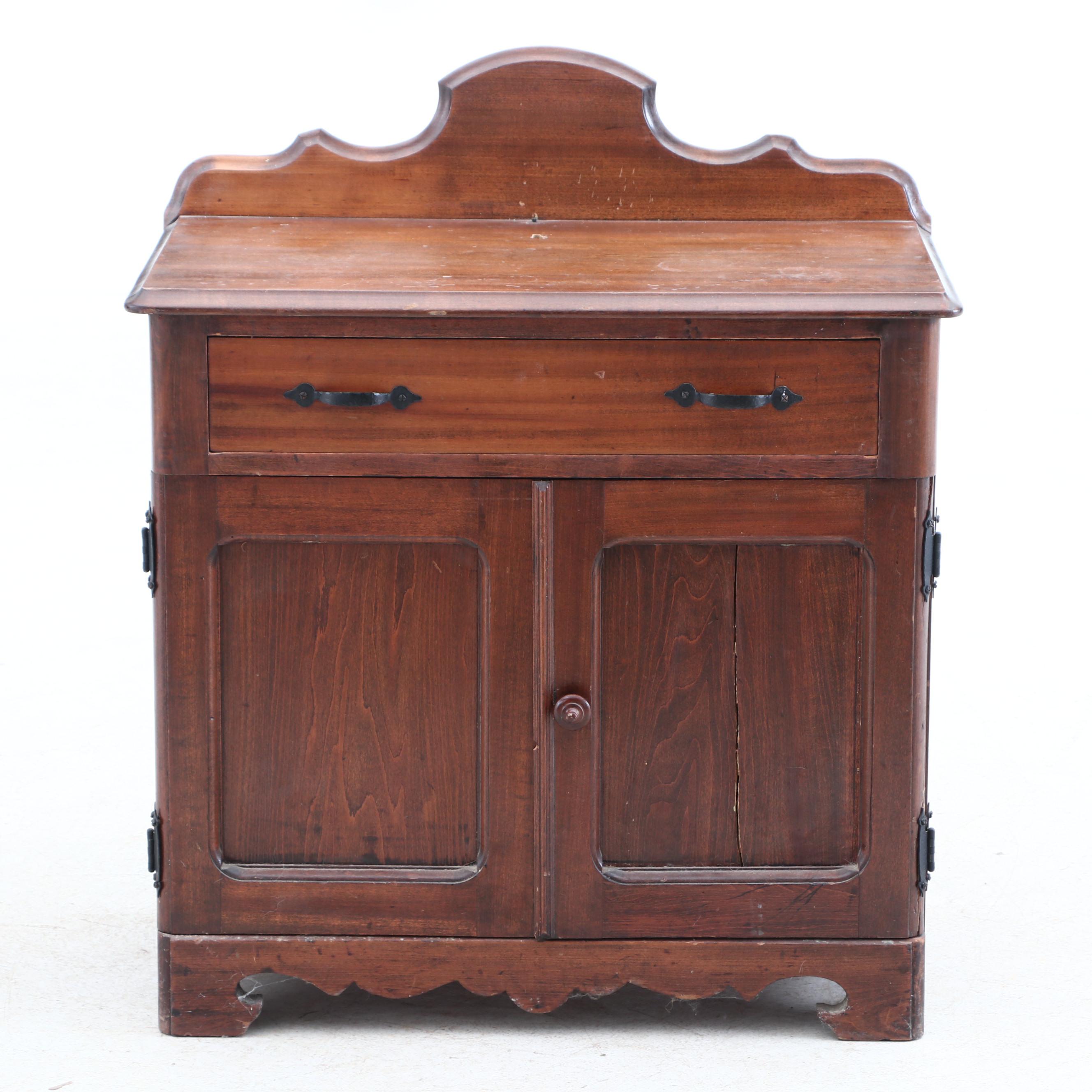 Wash Stand Cabinet in Walnut