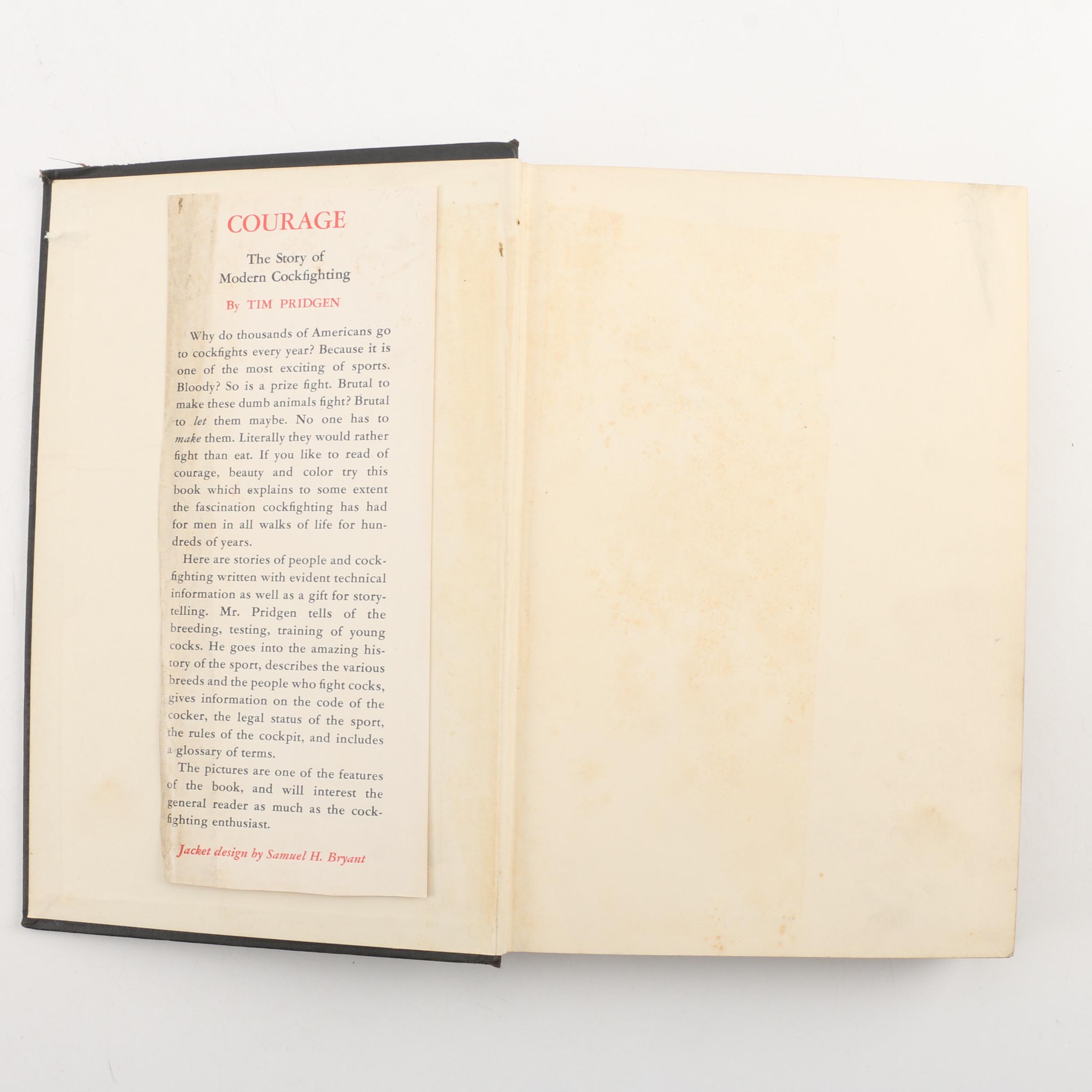 1938 "Courage: the Story of Modern Cockfighting"