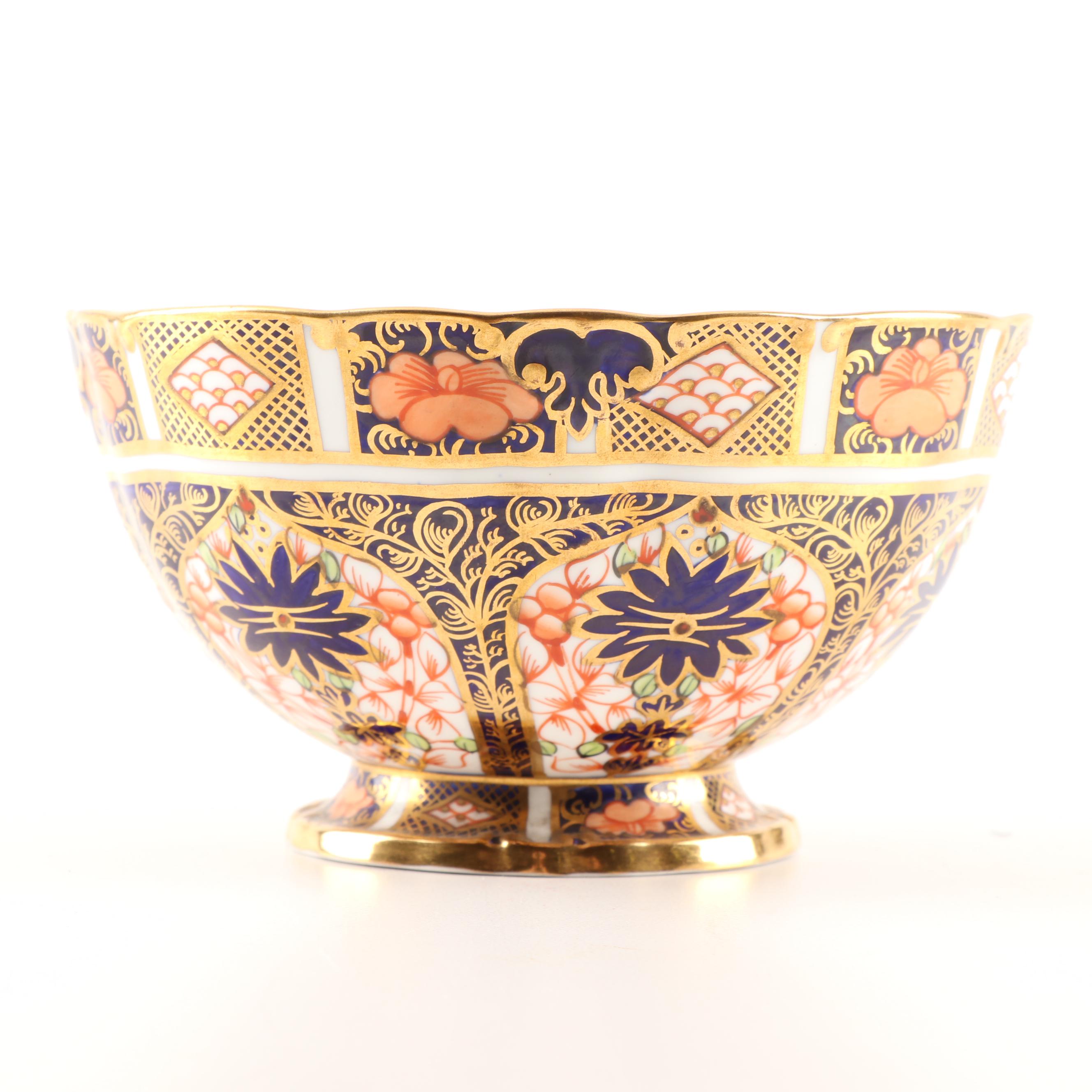 Royal Crown Derby "Old Imari" Teapot Waste Bowl and Pitcher