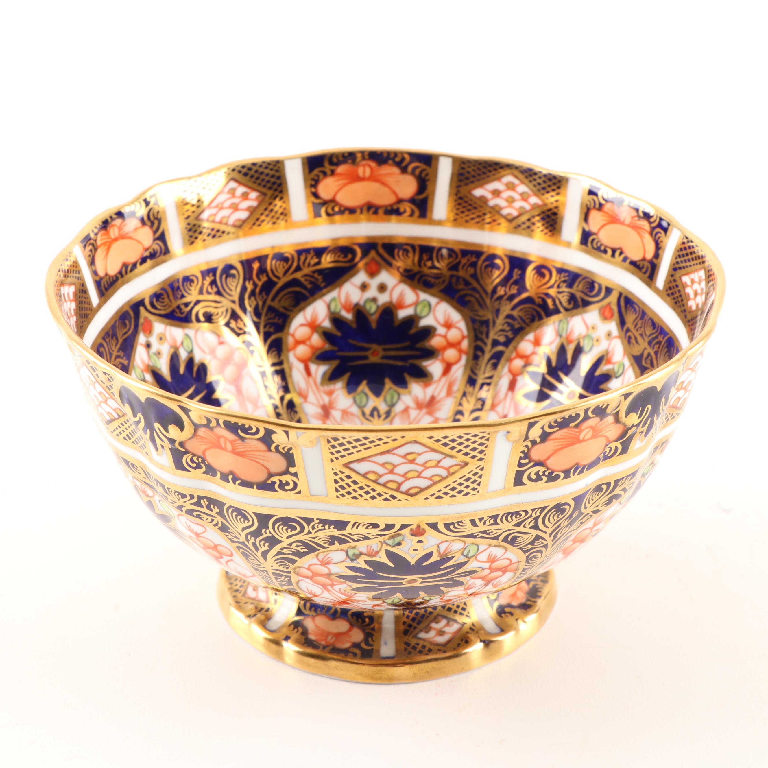Royal Crown Derby "Old Imari" Teapot Waste Bowl and Pitcher