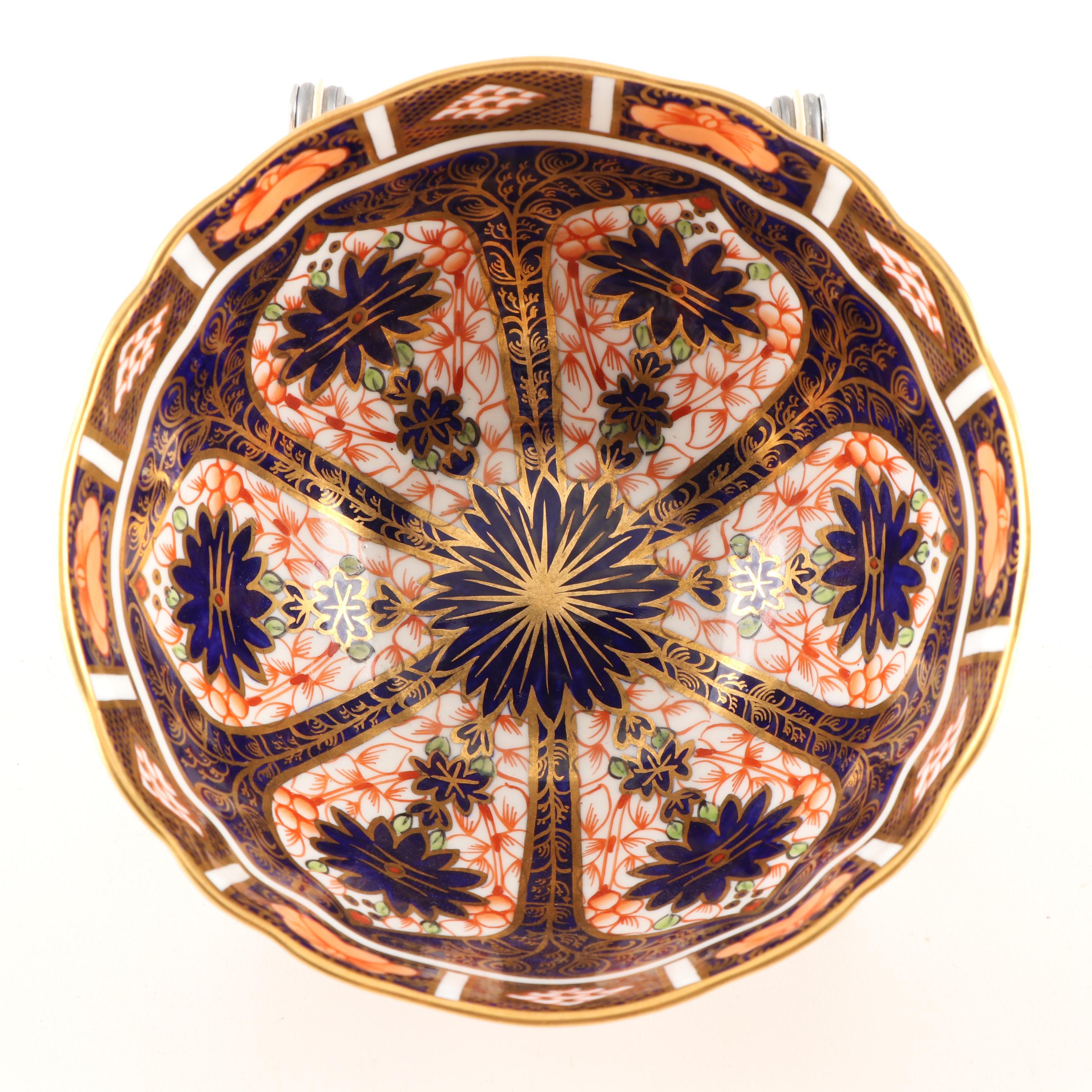 Royal Crown Derby "Old Imari" Teapot Waste Bowl and Pitcher