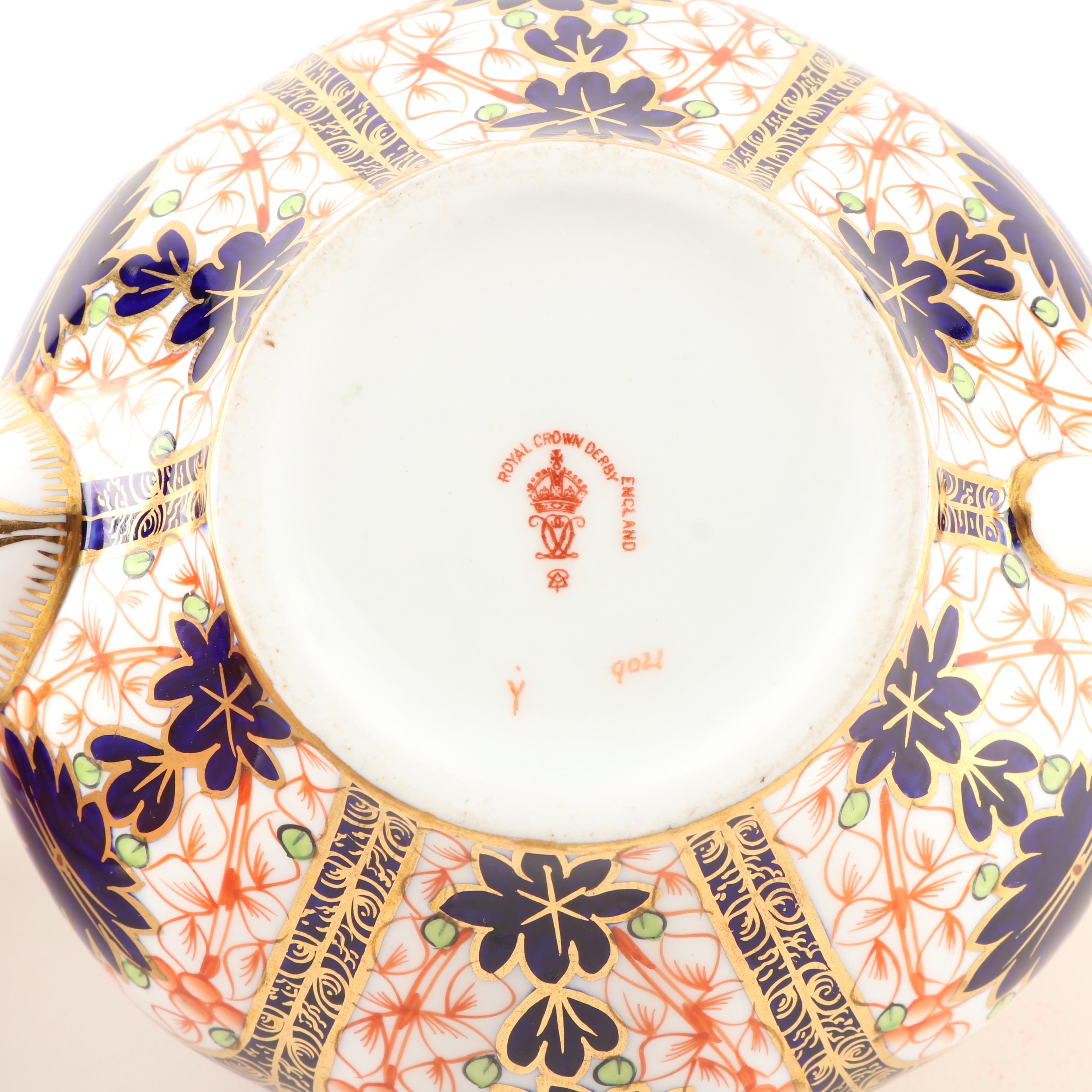 Royal Crown Derby "Old Imari" Teapot Waste Bowl and Pitcher