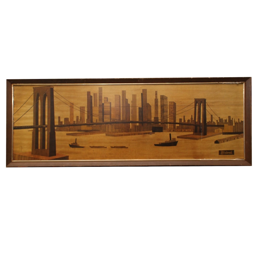 Seivad Print of New York City Skyline