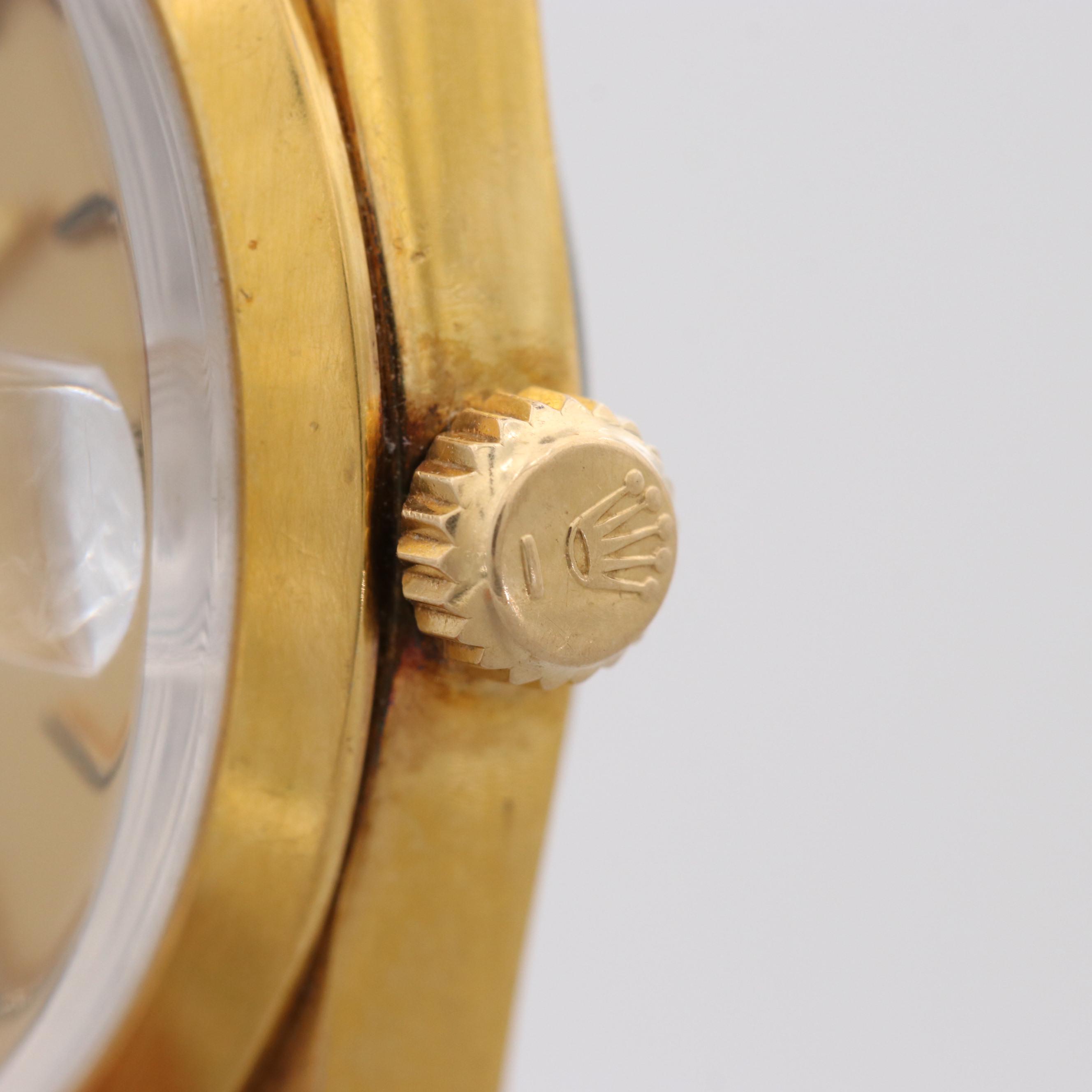 Tudor Prince Oyster Date Gold Tone Stainless Steel Automatic Watch