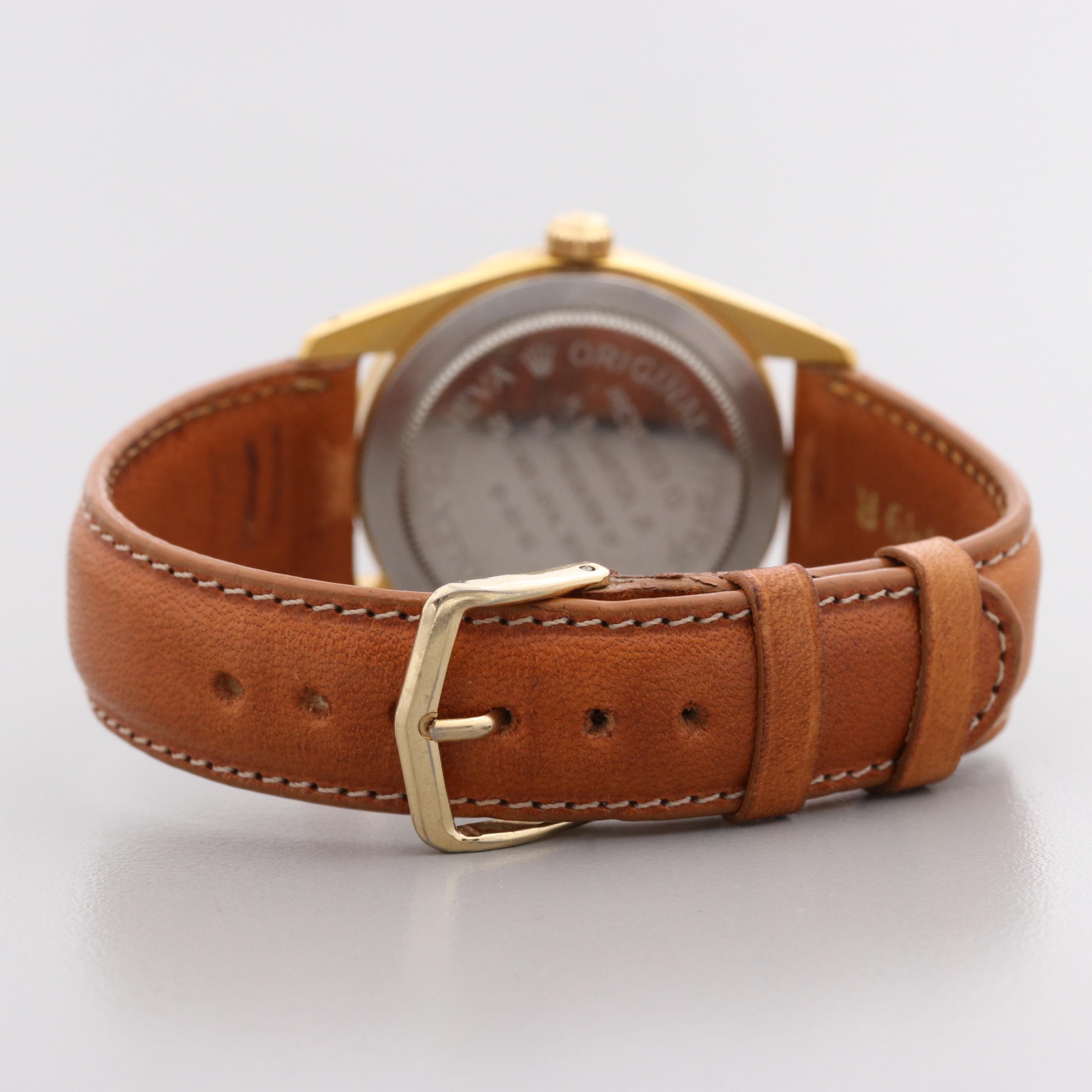 Tudor Prince Oyster Date Gold Tone Stainless Steel Automatic Watch