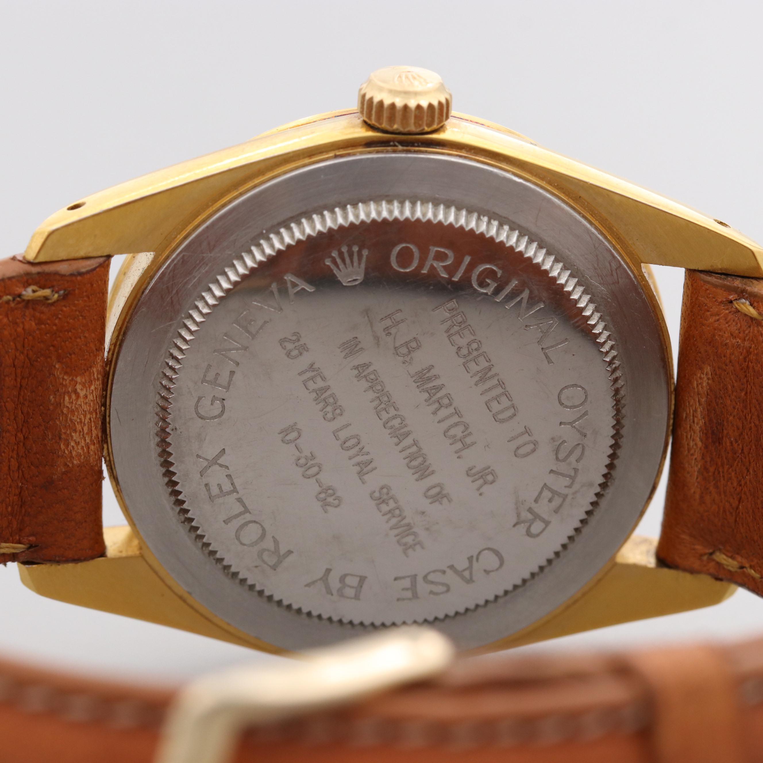 Tudor Prince Oyster Date Gold Tone Stainless Steel Automatic Watch