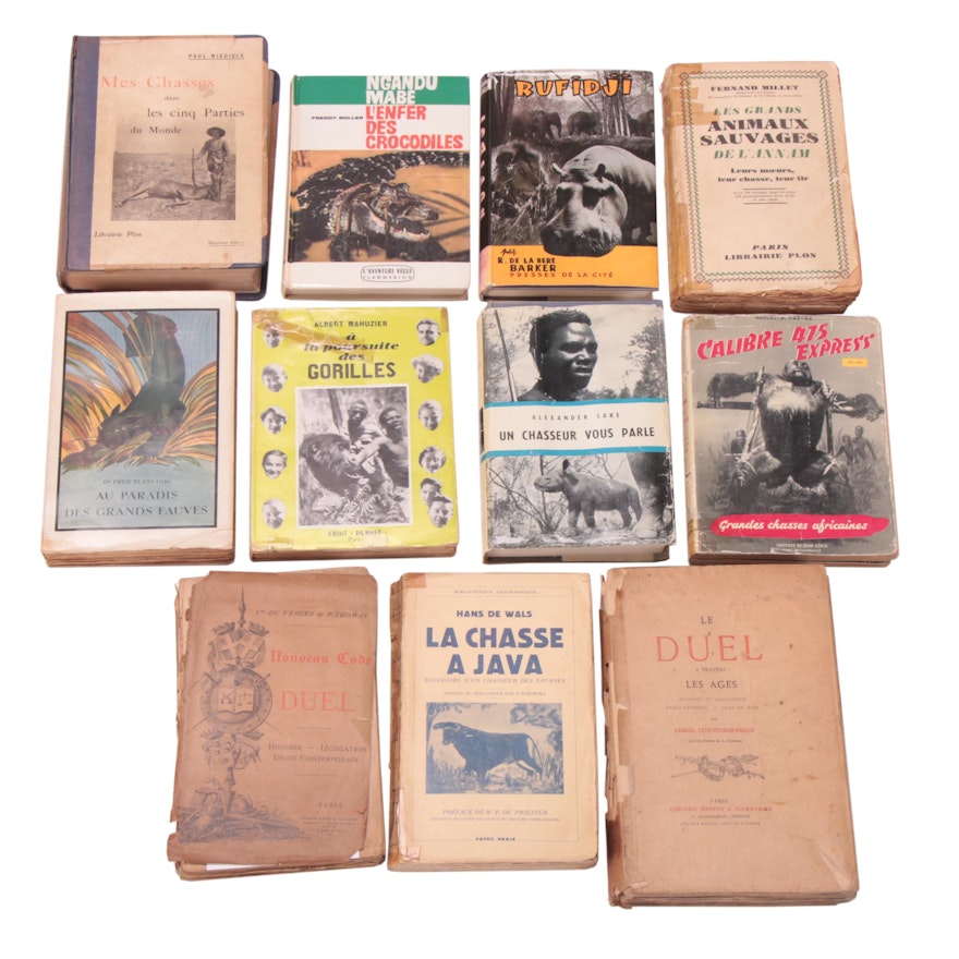 French Language Wildlife and Hunting Books