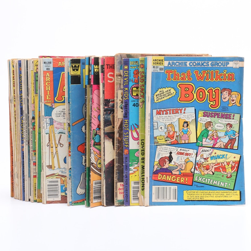 Harvey World and Archie Series Bronze Comics Including "Richie Rich" and More