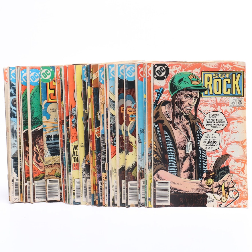 DC Bronze Age Comics Including "Sgt. Rock", "G.I. Combat" and More