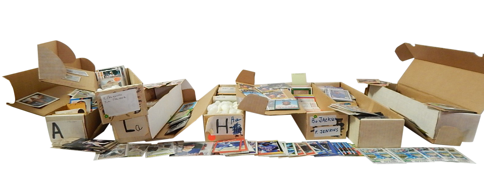 Star and Rookie Baseball Cards with Palmer, Larkin, Murphy, Jackson