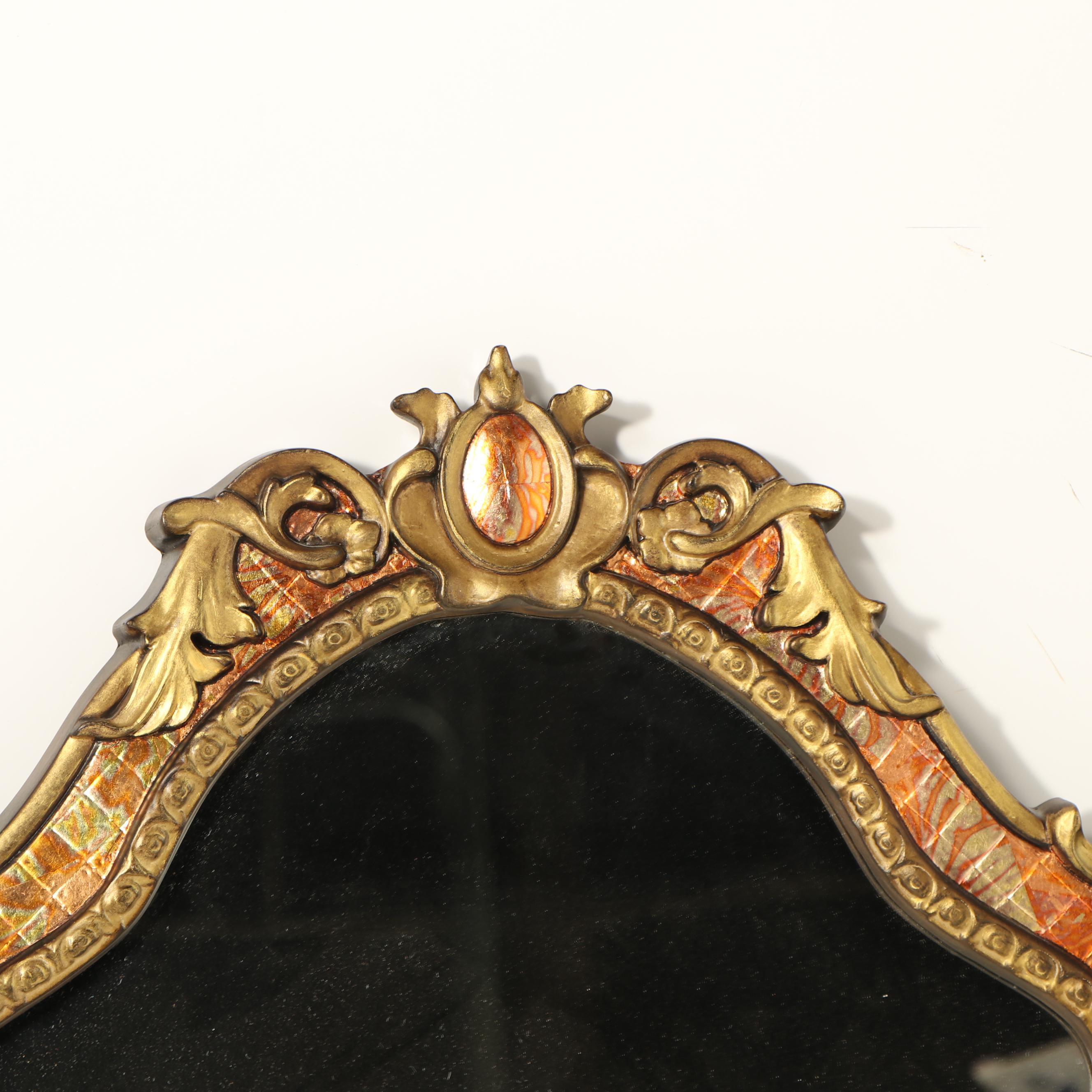 Allen + Roth Baroque Style "Washed Espresso" Mirror