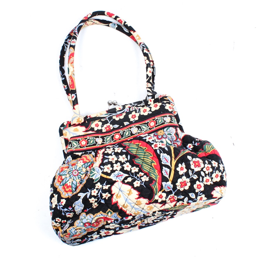 Vera Bradley “Versailles” Quilted Cotton Shoulder Bag, 2010 Retired Pattern