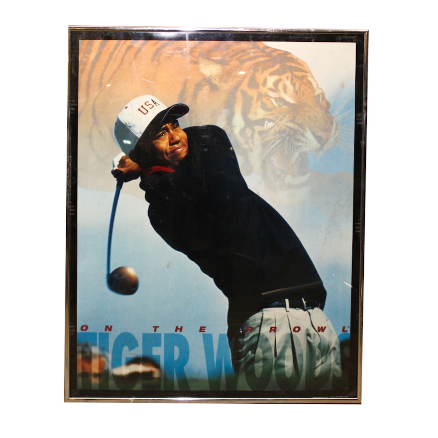 Tiger Woods "On the Prowl" Poster