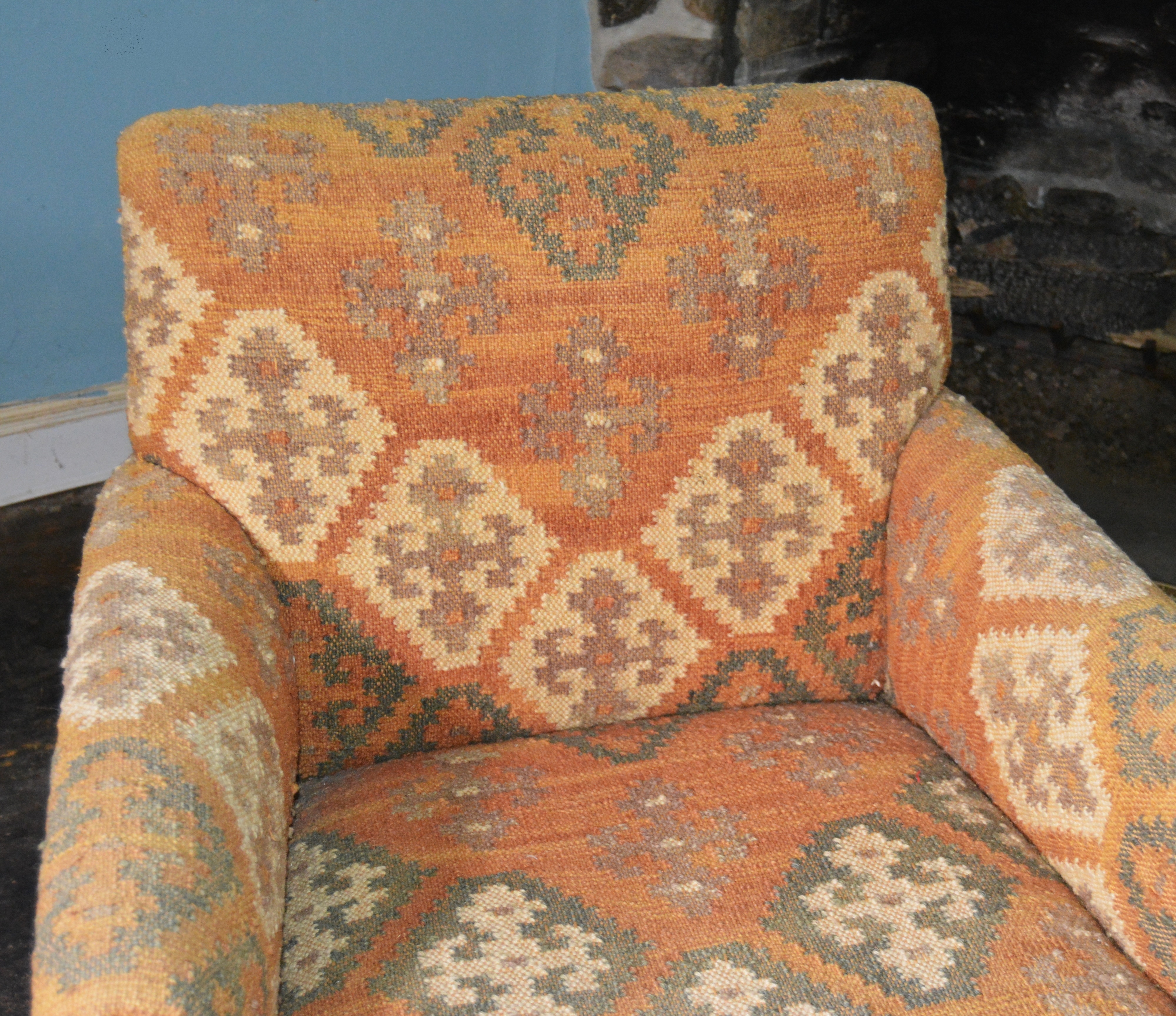 Kilim Upholstered Armchair