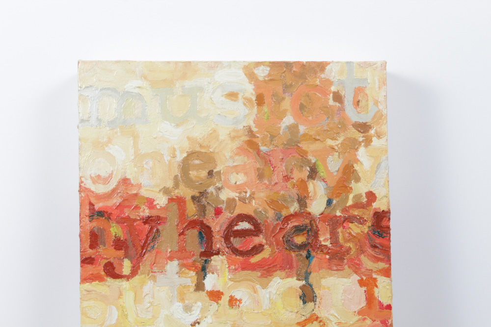 Kirsten Bowen Venetian Plaster Painting "Shakespearean Sonnet VIII"