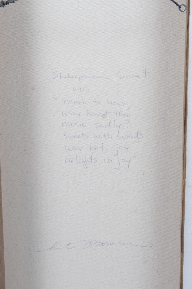 Kirsten Bowen Venetian Plaster Painting "Shakespearean Sonnet VIII"