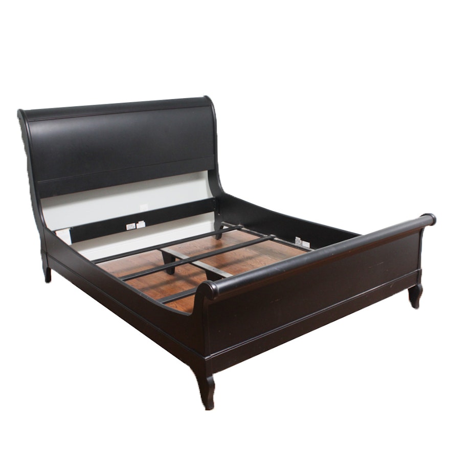 Ethan Allen Queen Sized Sleigh Bed Frame