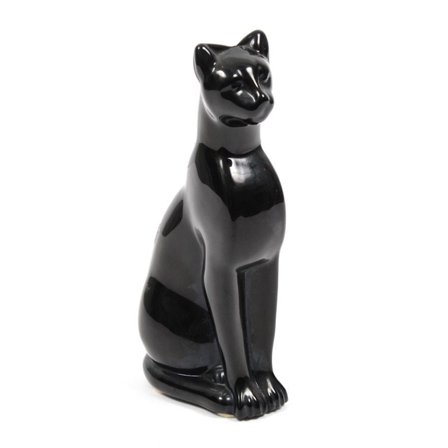 Baccarat Black Panther Figurine