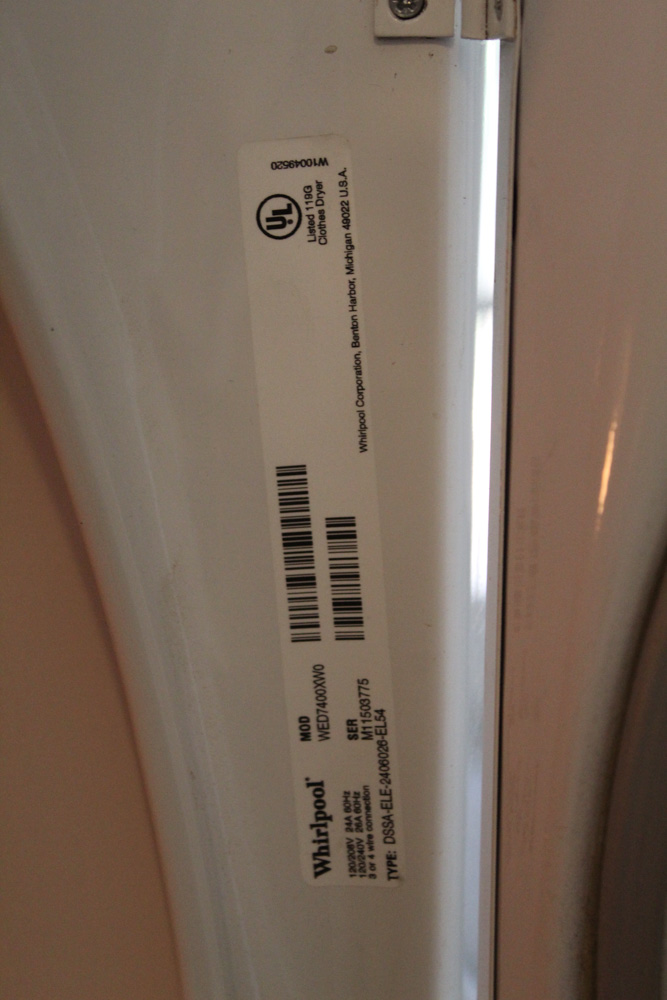 Whirlpool Cabrio Steam Dryer