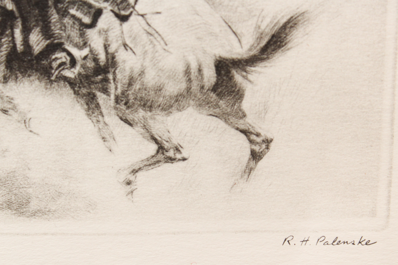 Talio-Crome Reproduction after Reinhold H. Palenske "The Alarm"