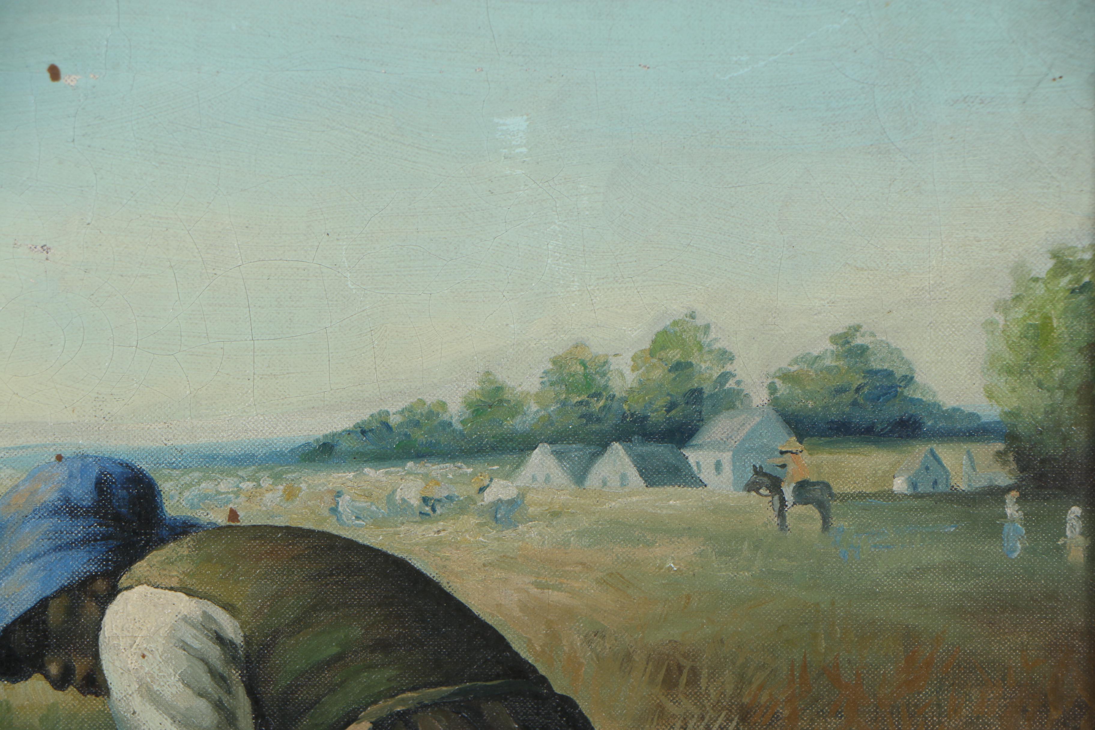 Copy Oil Painting after Jean-François Millet "The Gleaners"