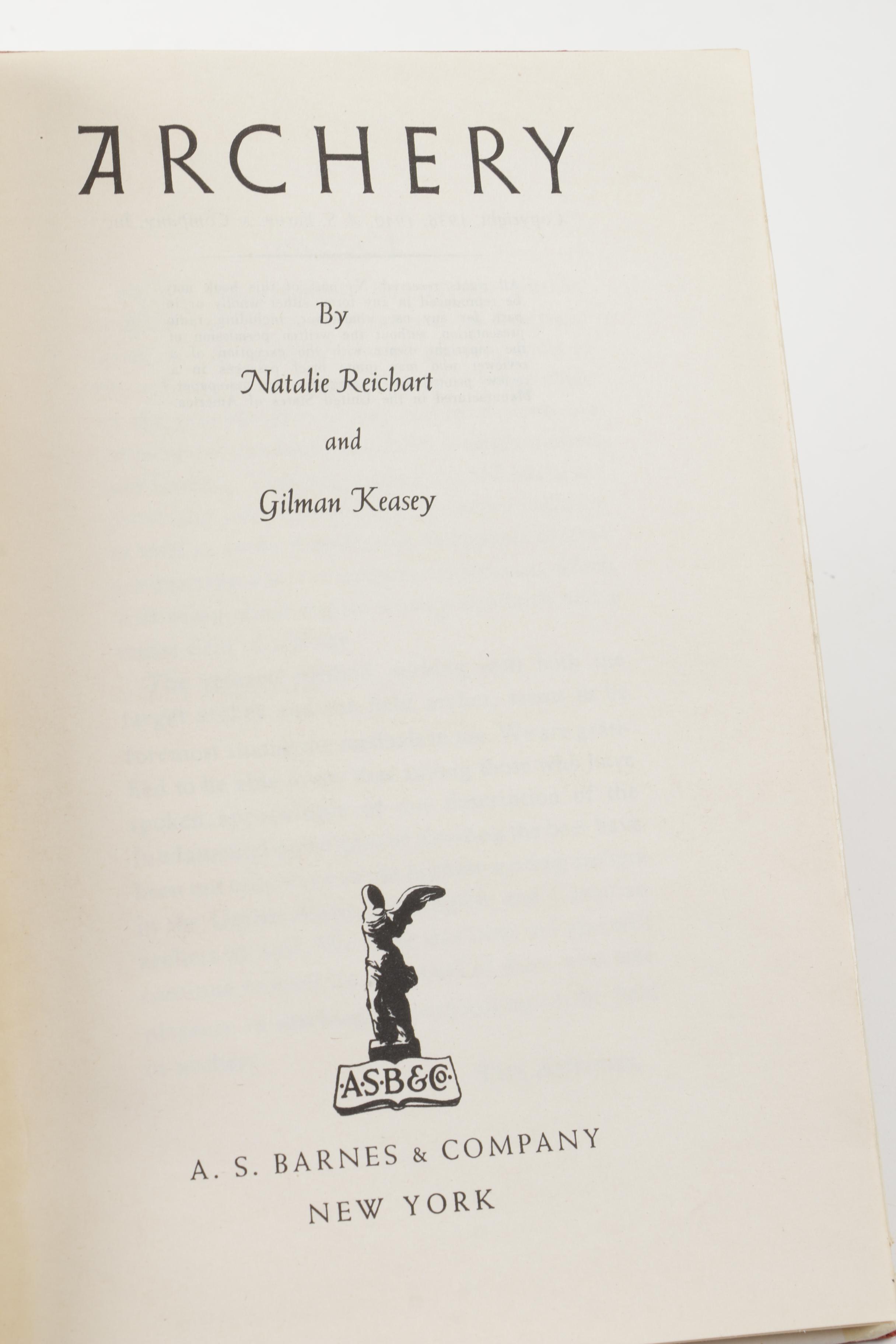 Vintage Archery Books