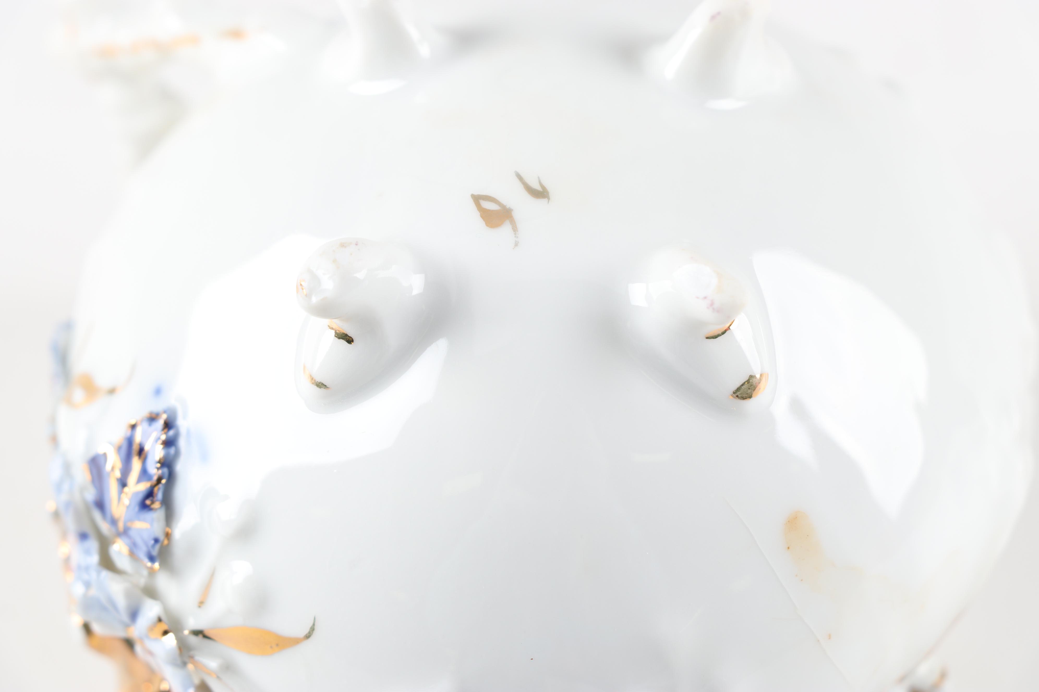 Hand-Painted Porcelain Figurines including Halsey Fifth, Mid/Late 20th Century