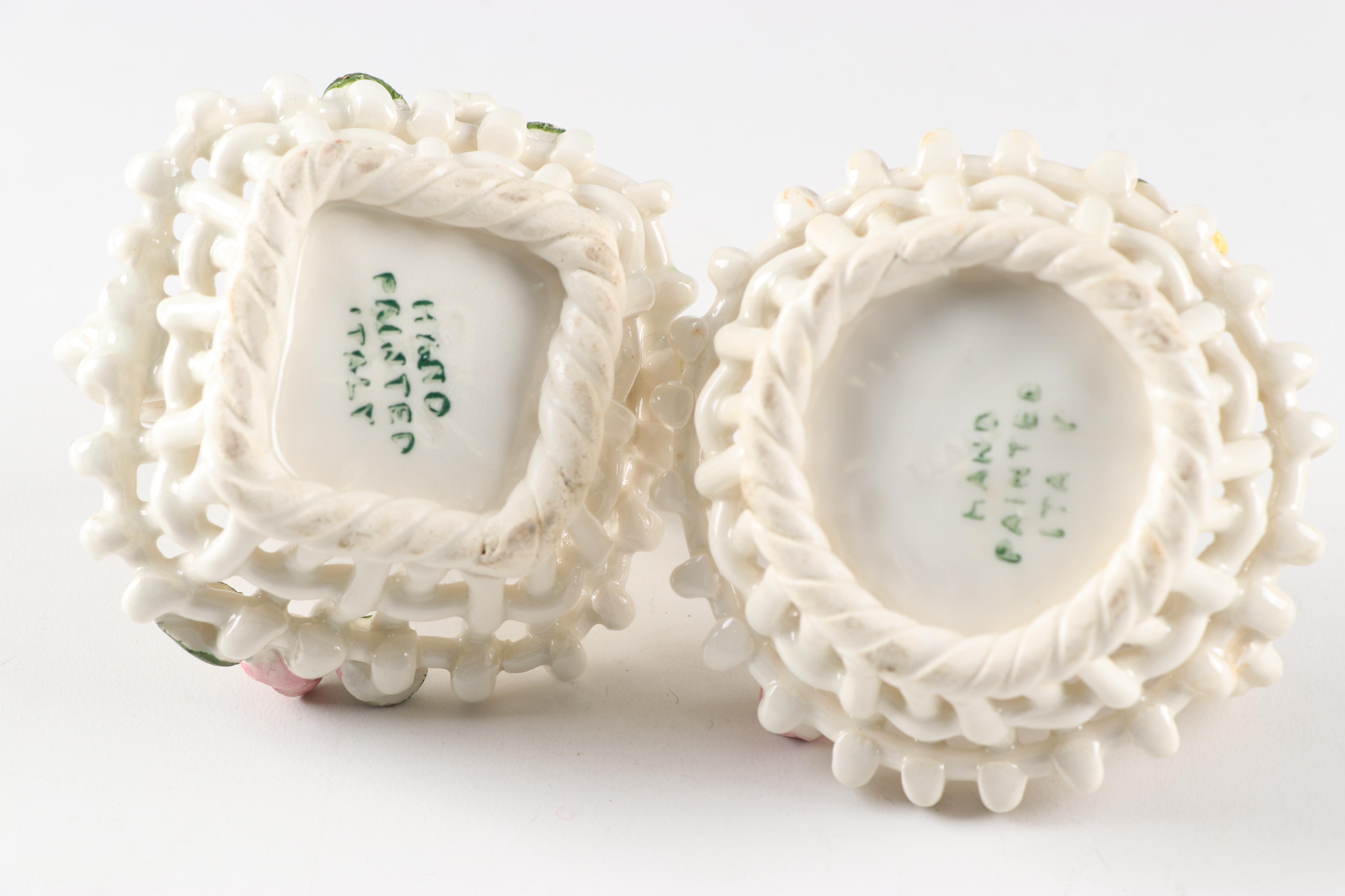 Hand-Painted Porcelain Figurines including Halsey Fifth, Mid/Late 20th Century