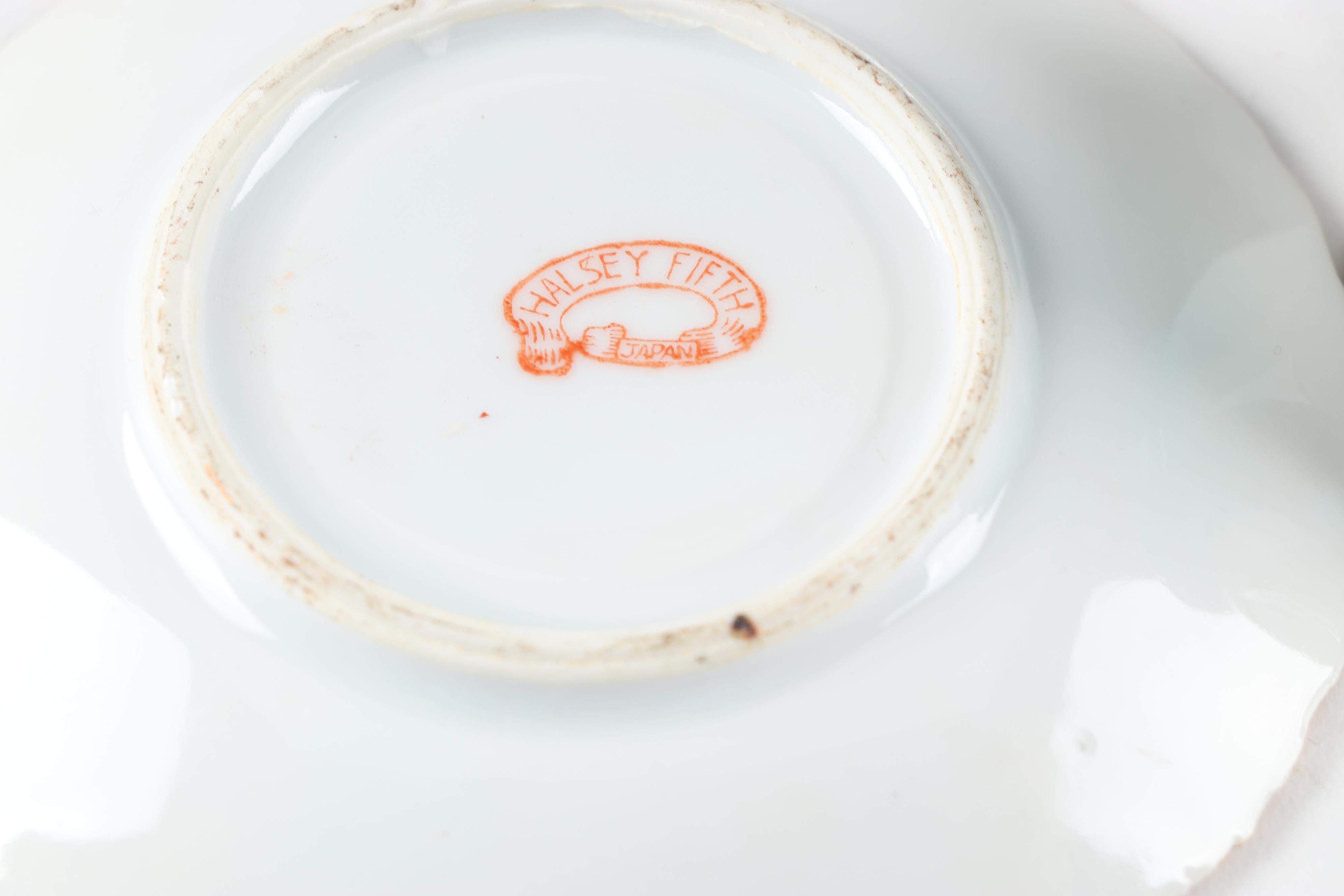 Hand-Painted Porcelain Figurines including Halsey Fifth, Mid/Late 20th Century