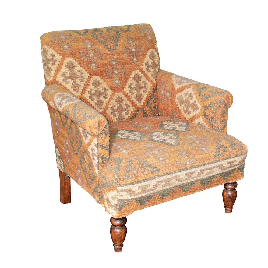 Kilim Upholstered Armchair
