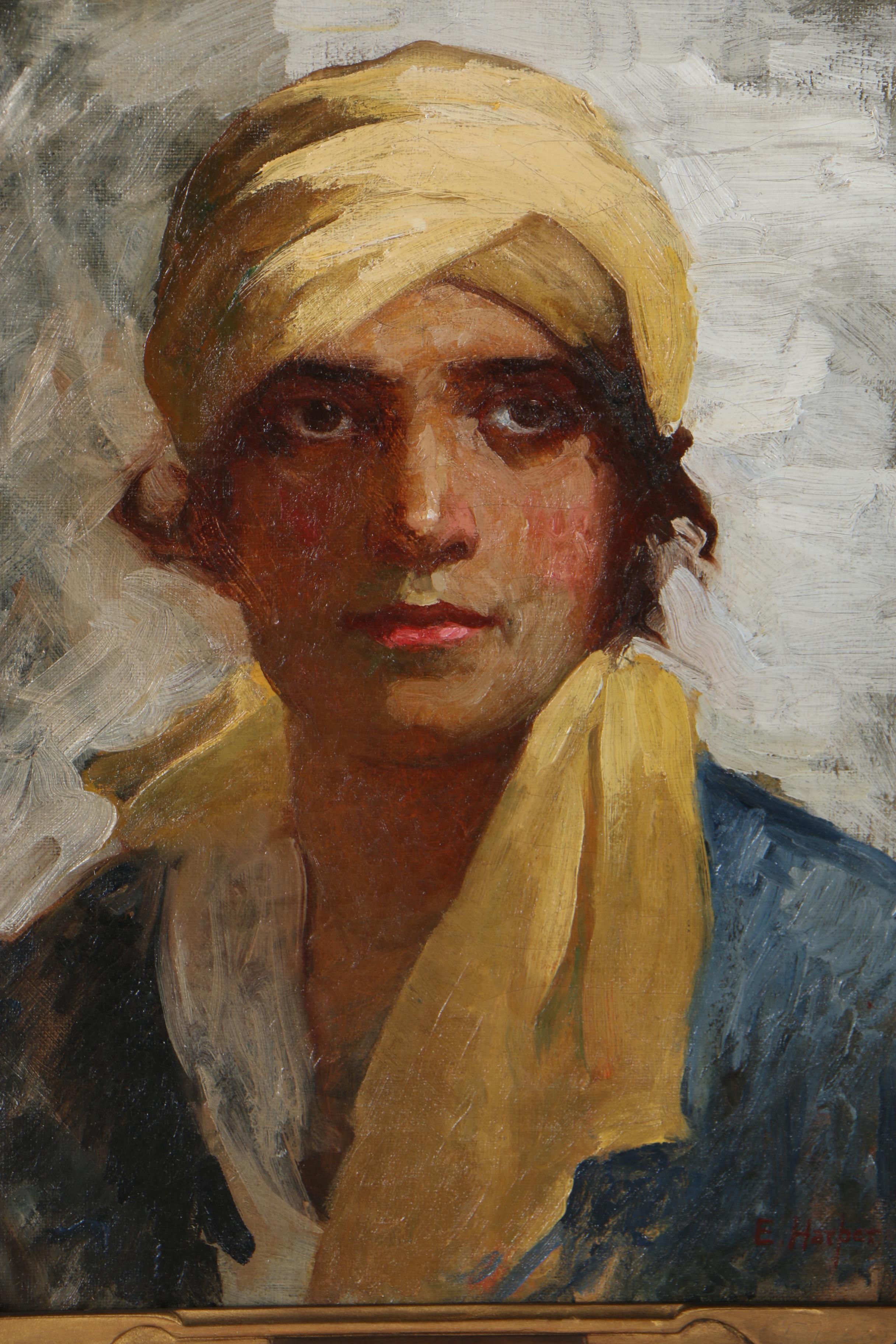 Edith Walters Harper Oil Portrait of a Woman, circa 1920
