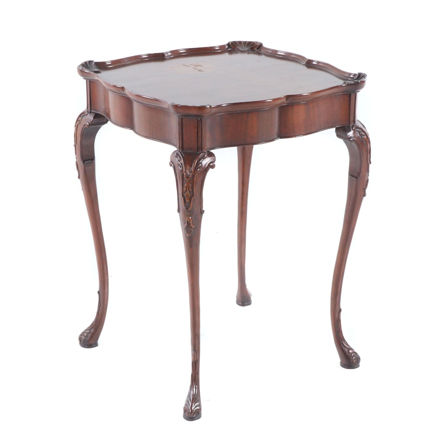 Federal Style Mahogany Side Table, Mid-20th Century