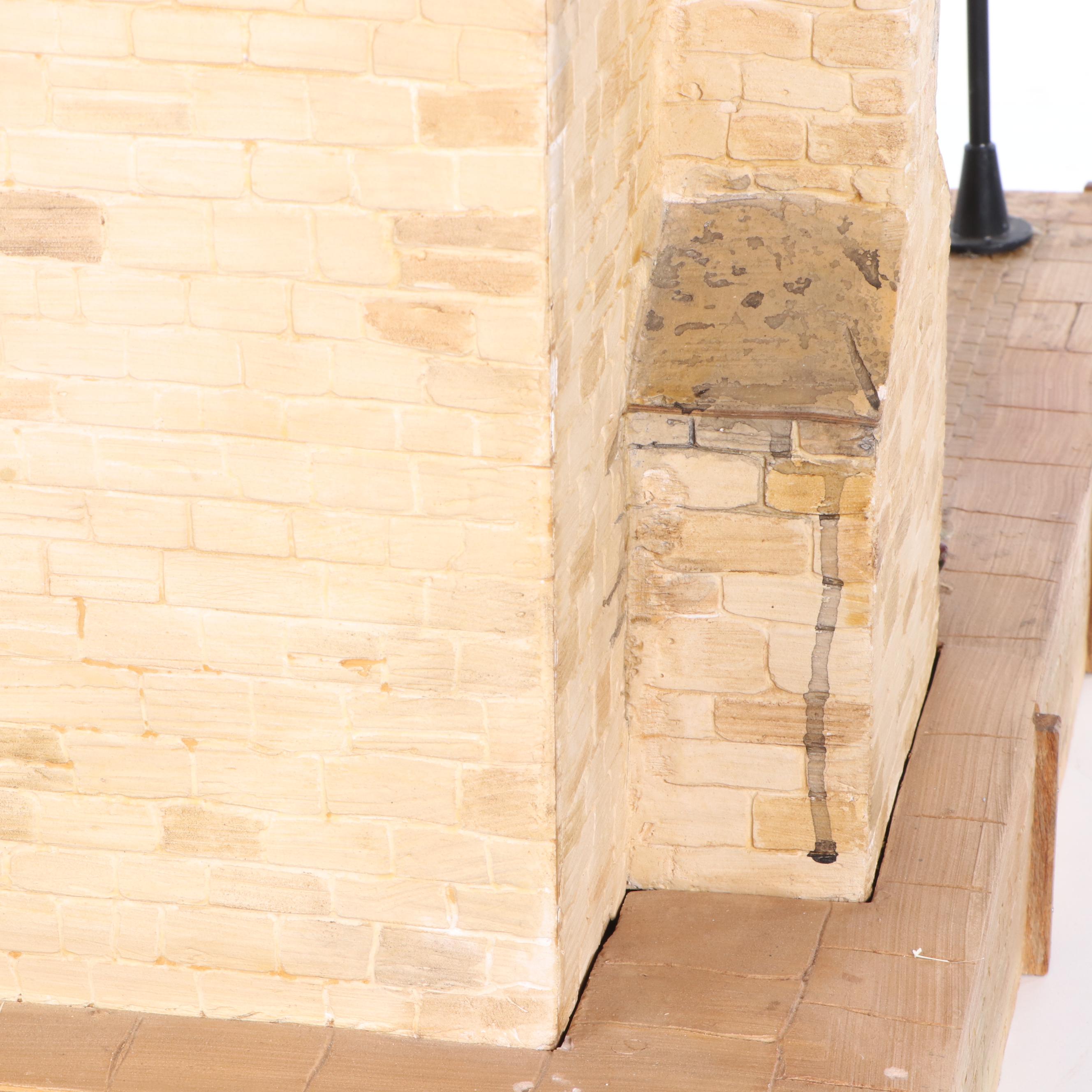 Brian Nichols Furnished Fisherman's Cottage Dollhouse Miniature, 1990