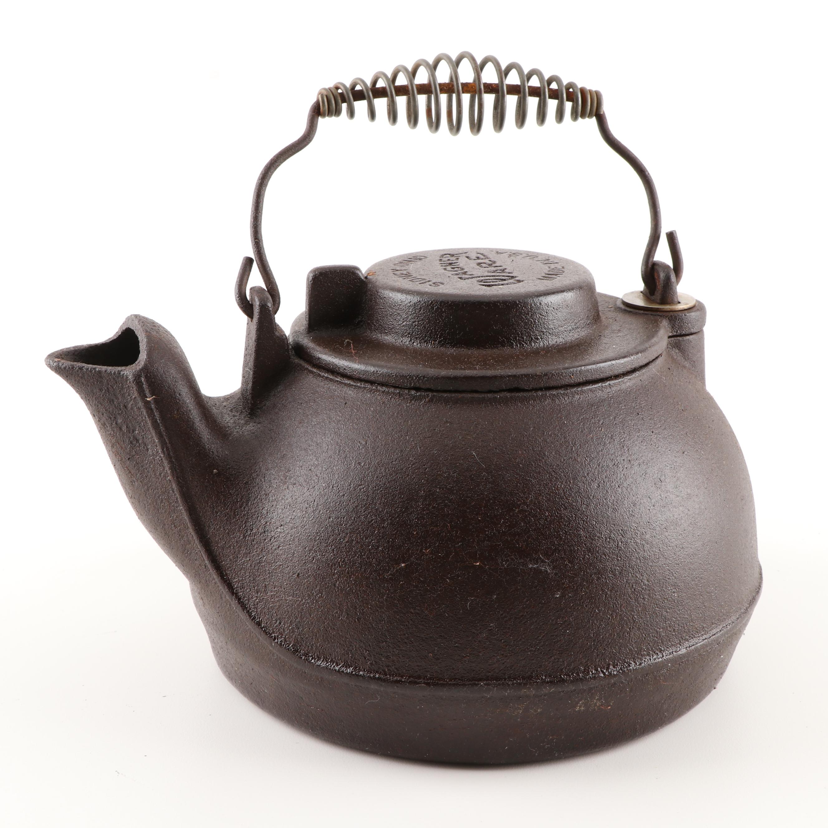 Wagner Ware Cast Iron Tea Kettle