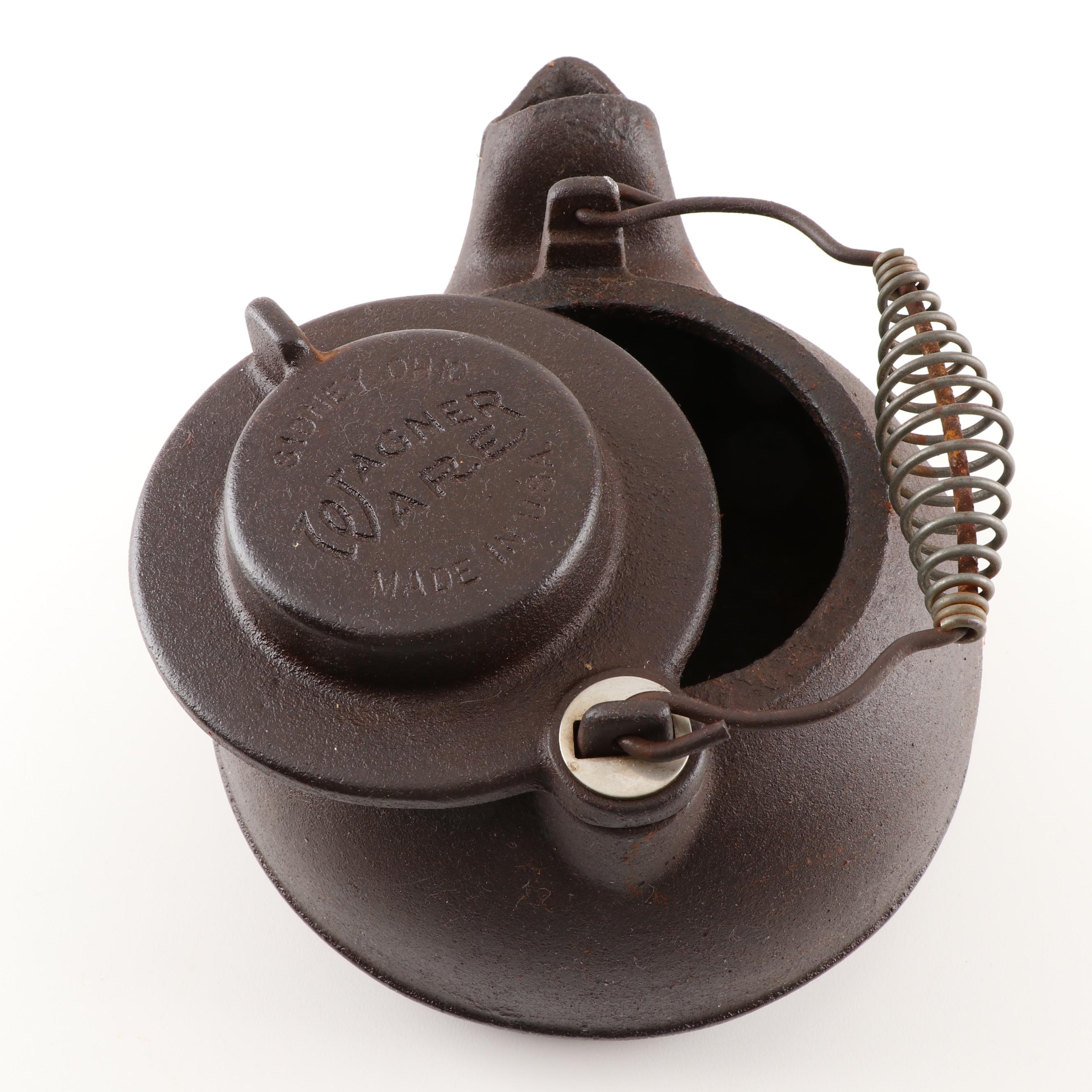 Wagner Ware Cast Iron Tea Kettle