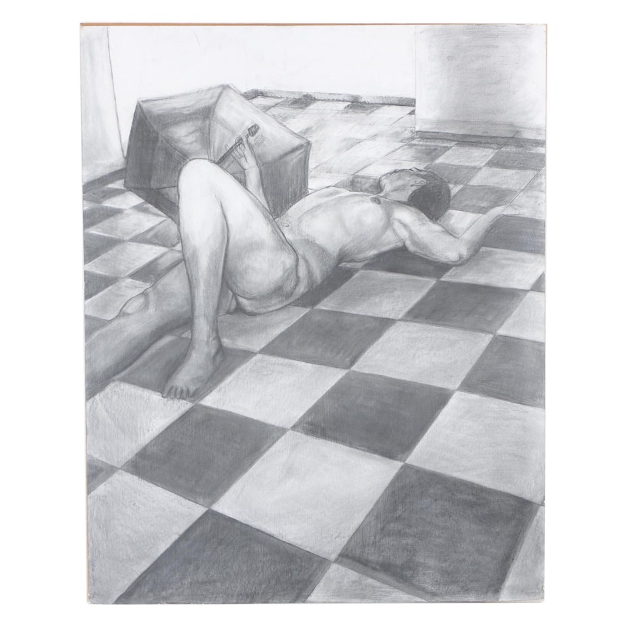 Chelsea Sprang 2010 Graphite Drawing "Untitled"