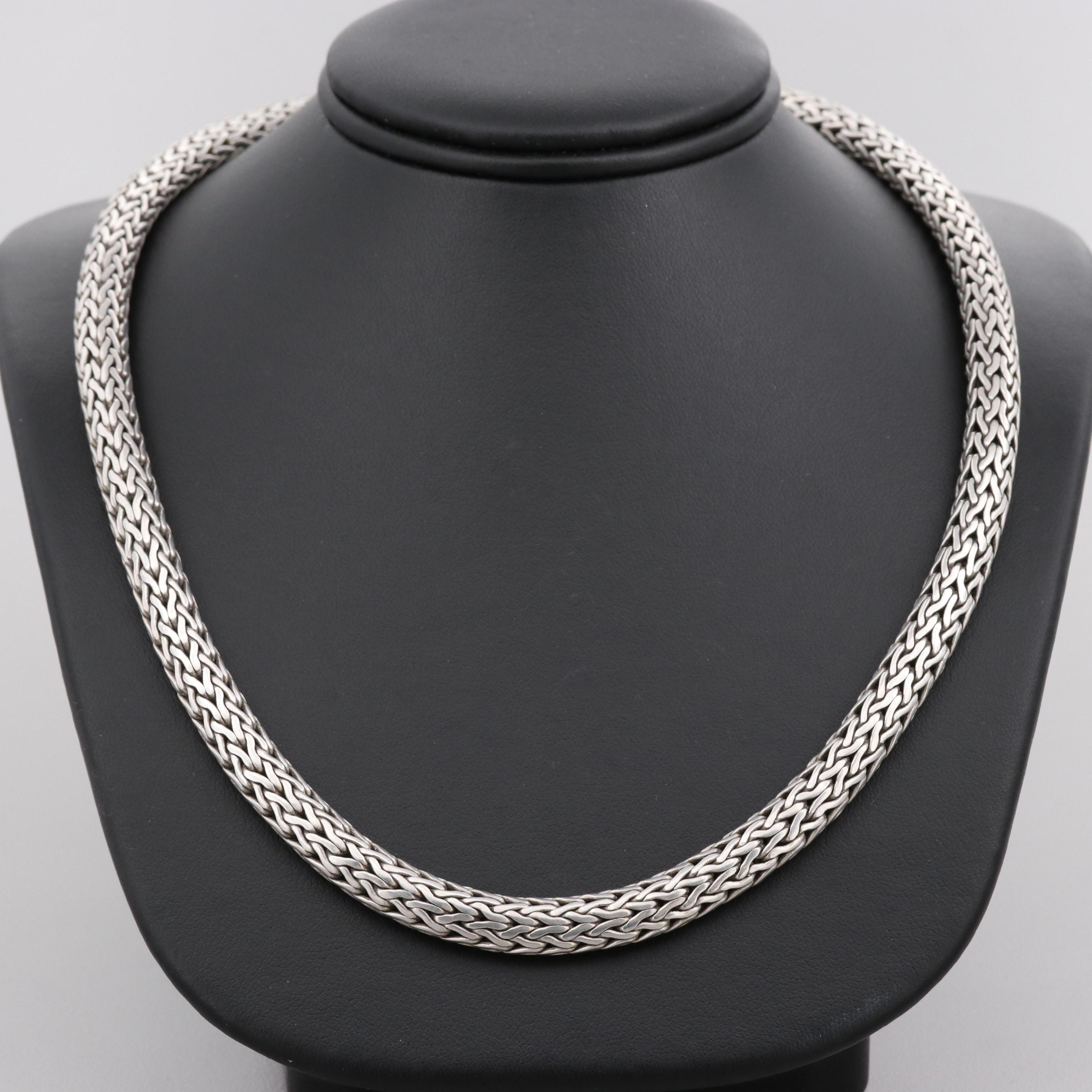 John Hardy "Classic" Sterling Silver Necklace