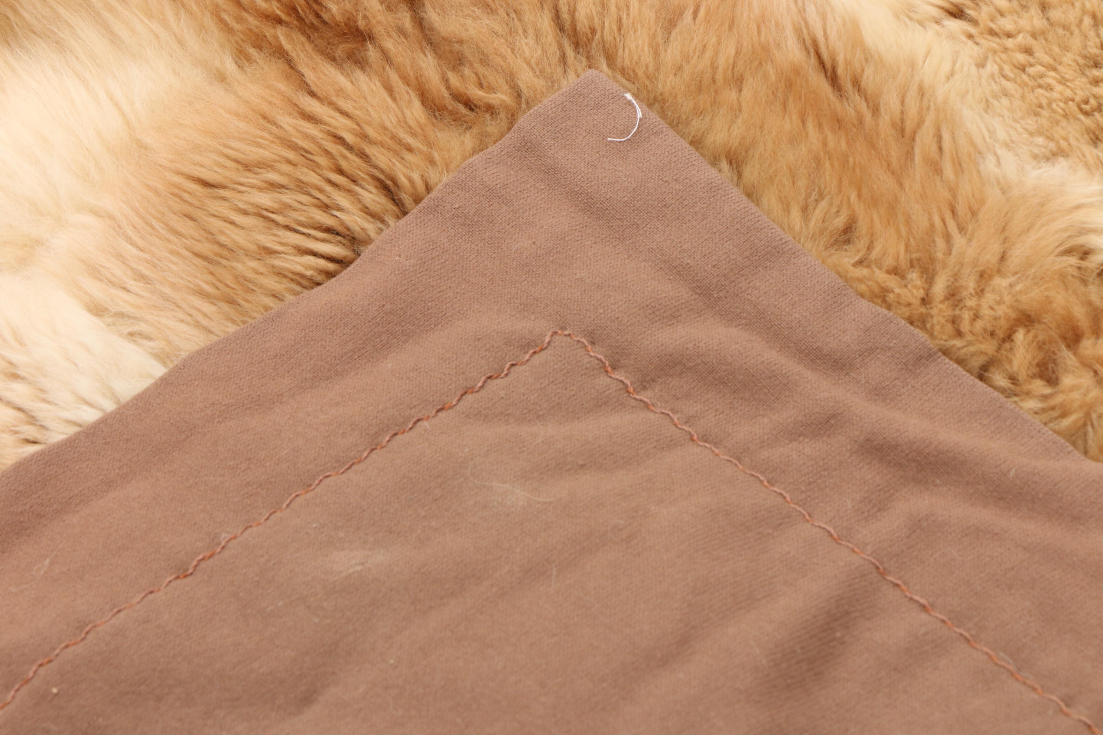 Talat Paneled Argentinian Vicuna Pelt Blanket