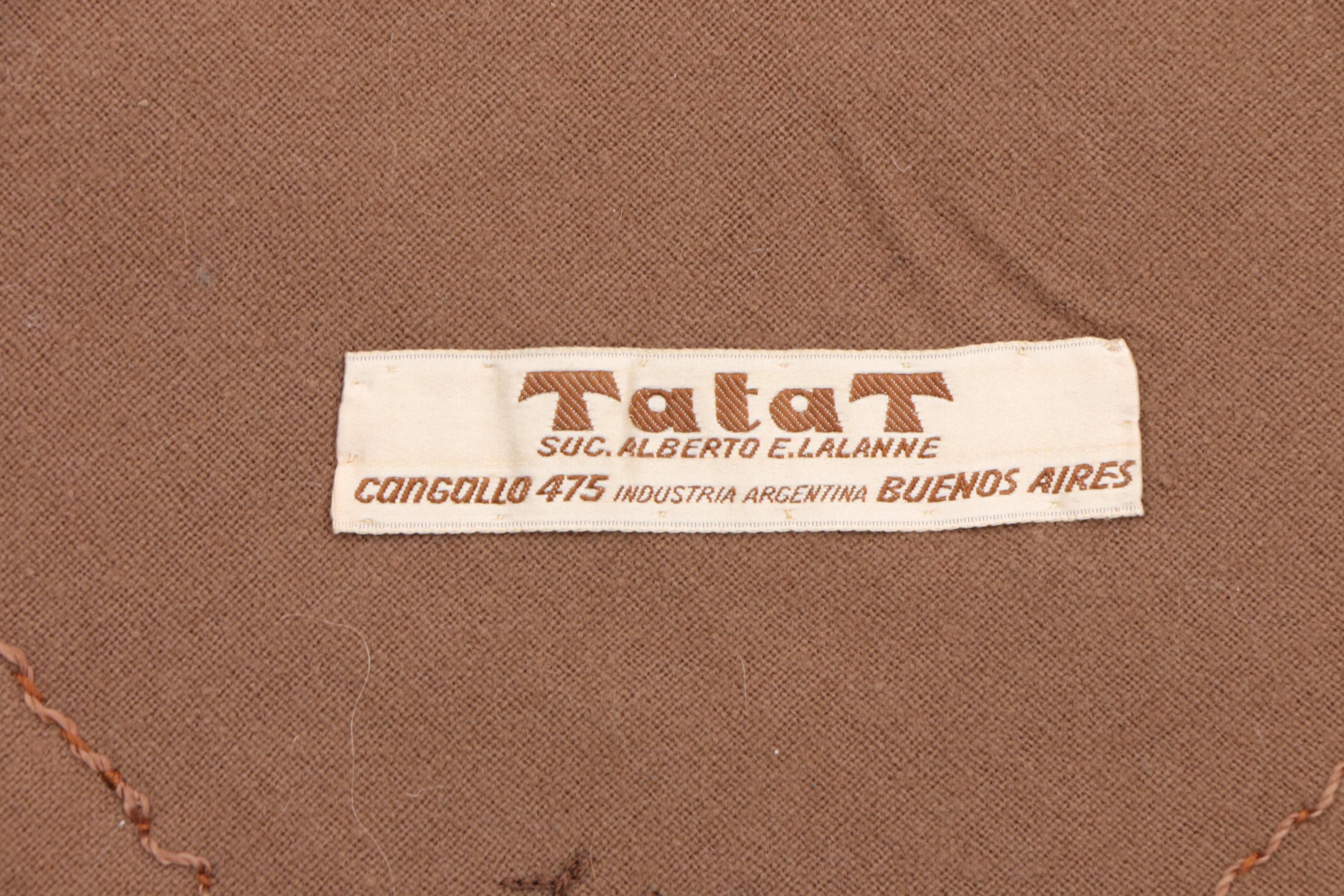 Talat Paneled Argentinian Vicuna Pelt Blanket