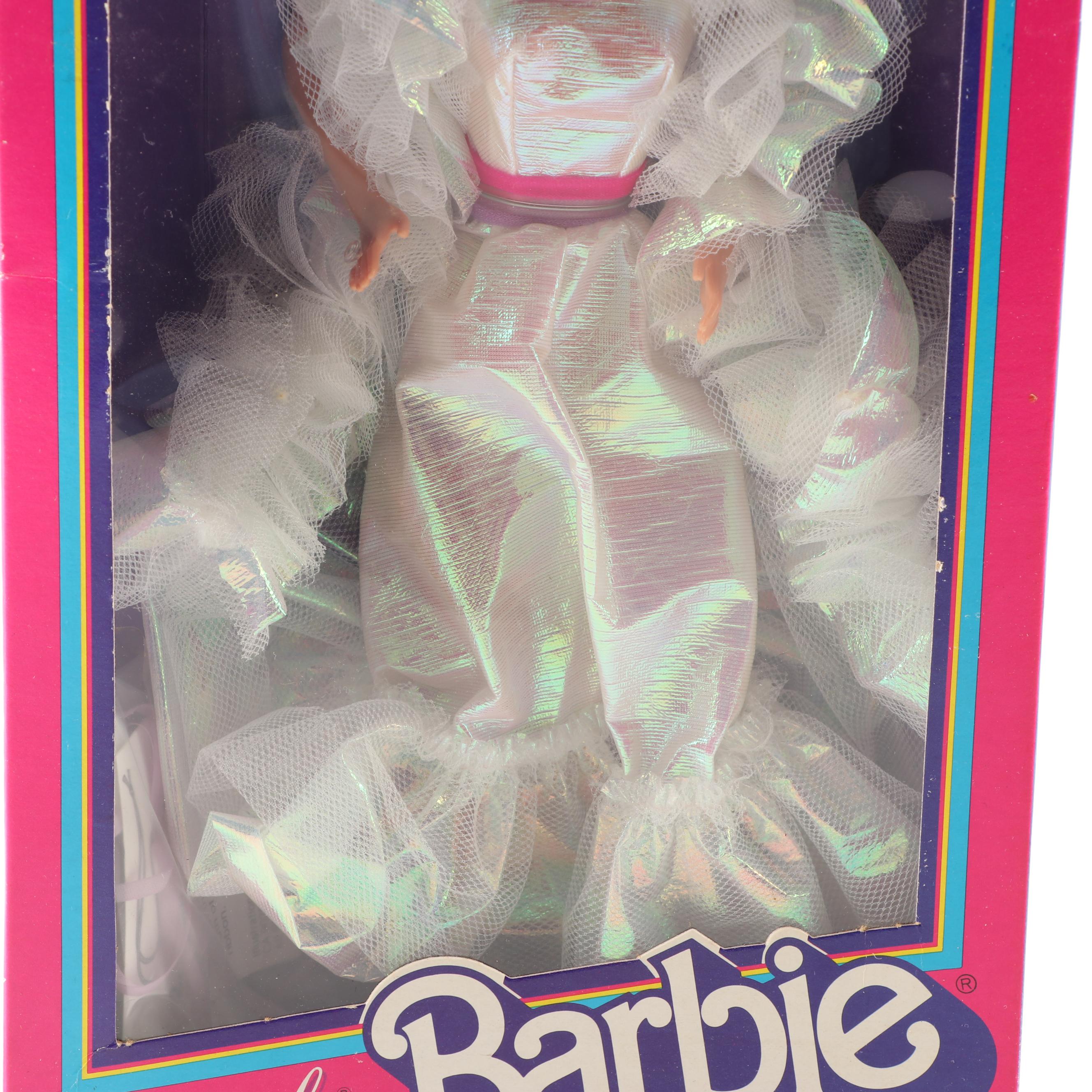 "Golden Dream" Barbie and "Crystal" Barbie and Ken Dolls