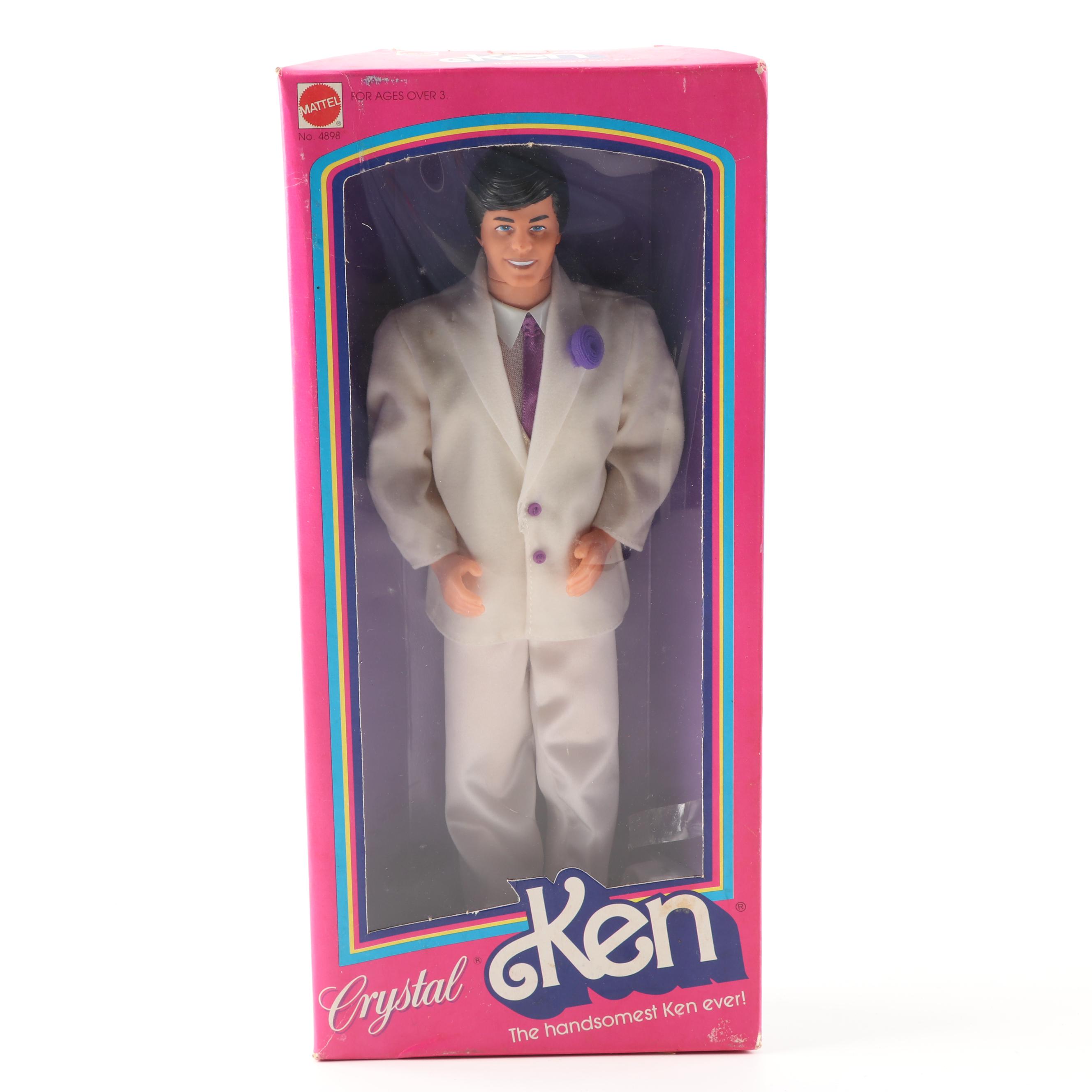 "Golden Dream" Barbie and "Crystal" Barbie and Ken Dolls