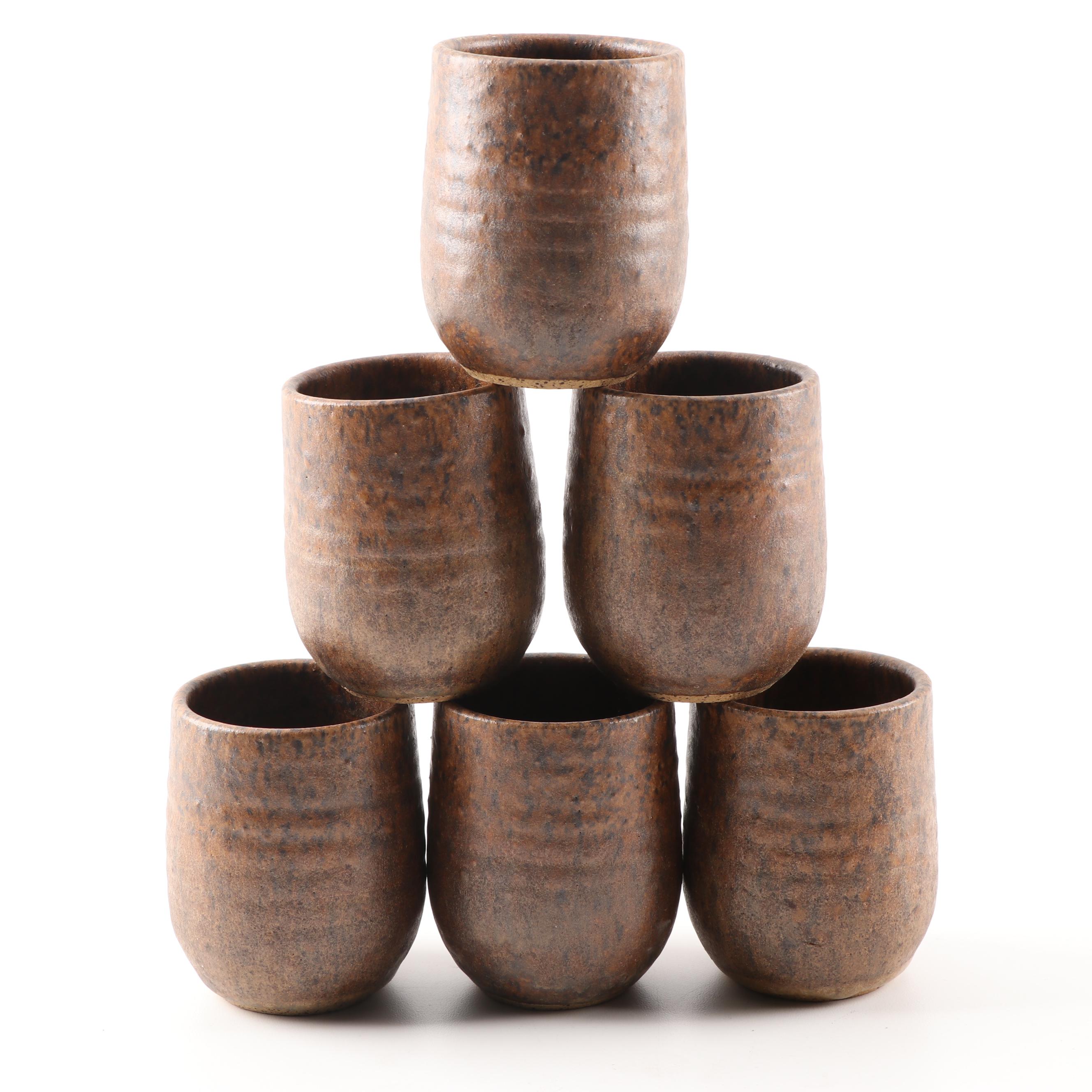 Hand Thrown Stoneware Sake Set