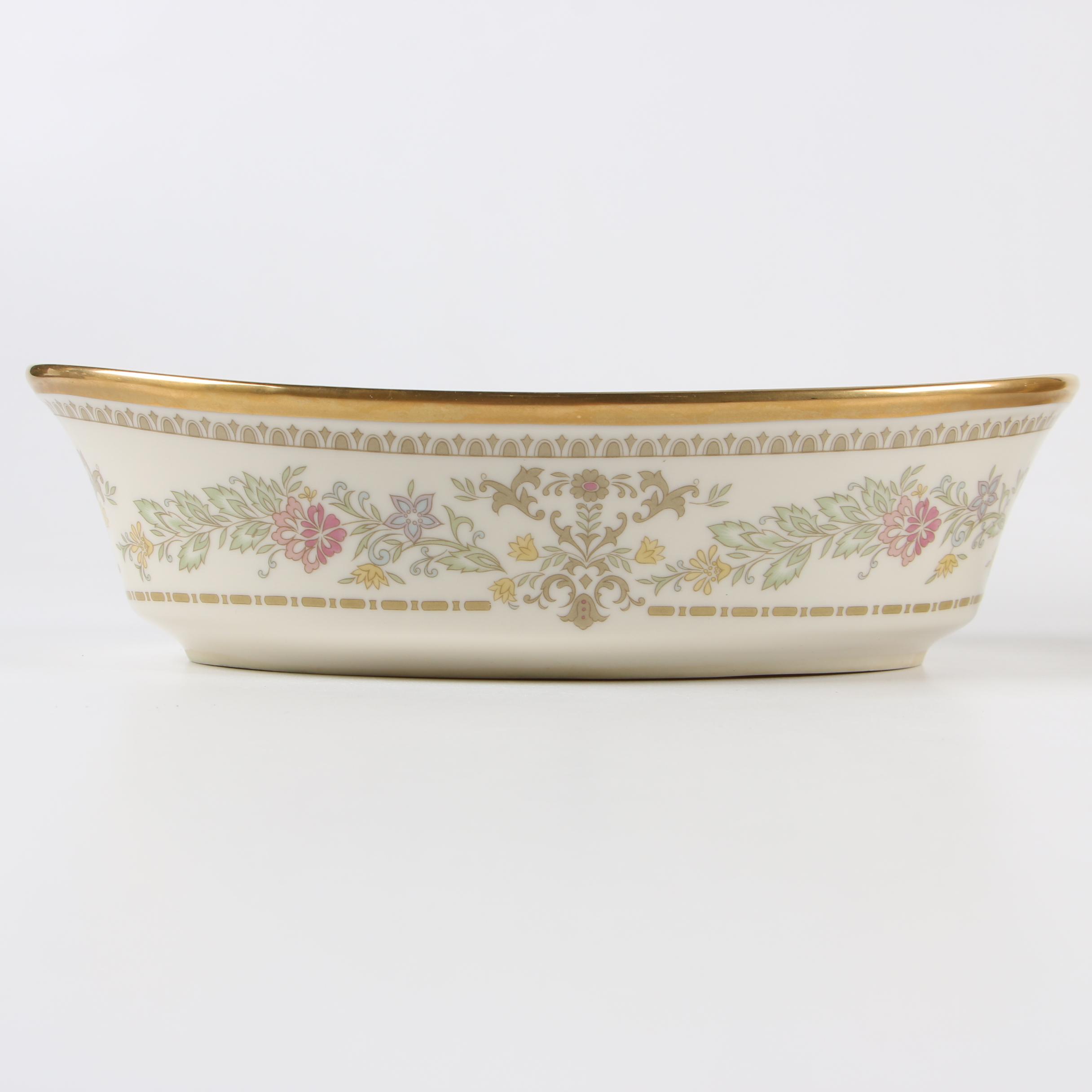 Lenox "Castle Garden" Bone China Dinnerware, Late 20th Century