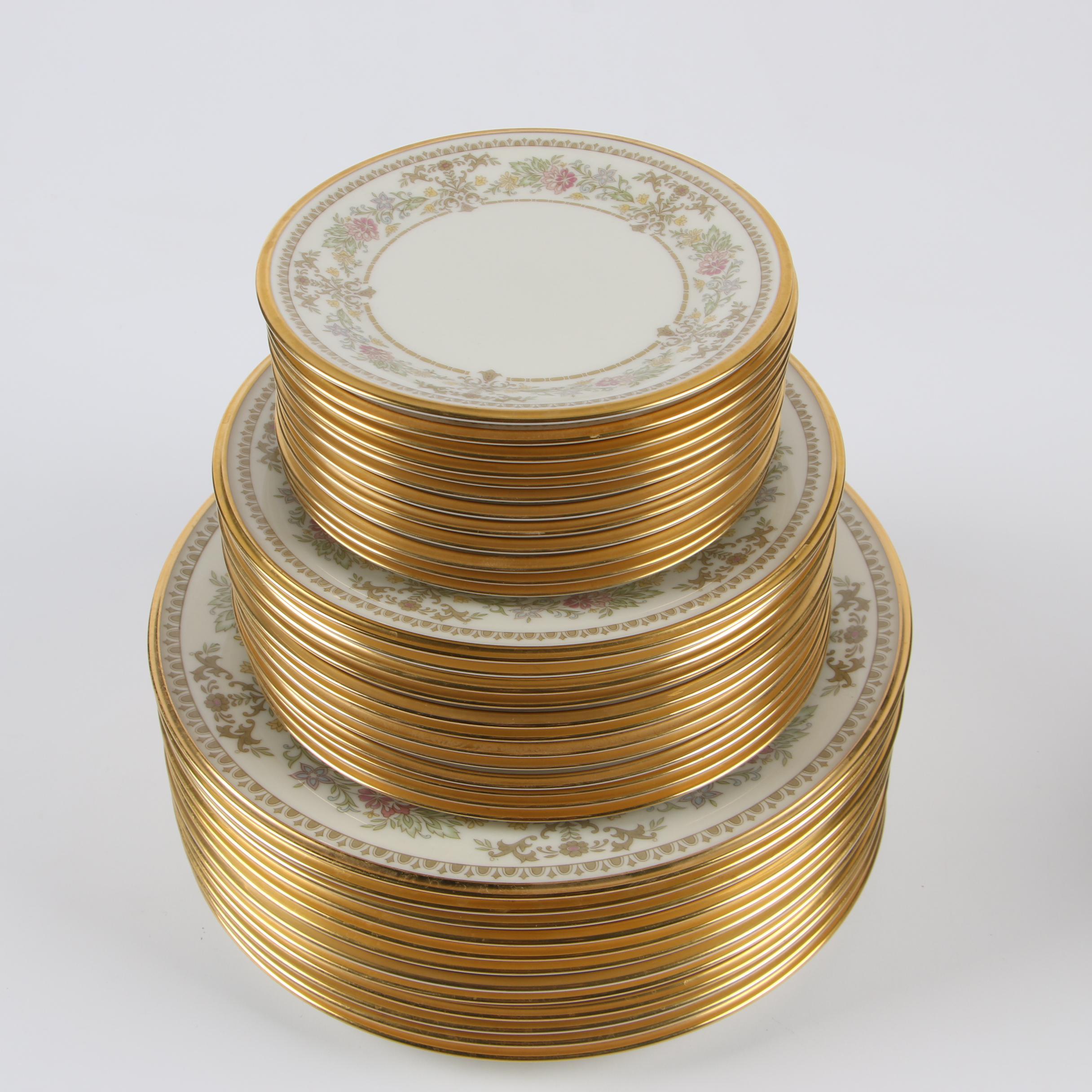 Lenox "Castle Garden" Bone China Dinnerware, Late 20th Century